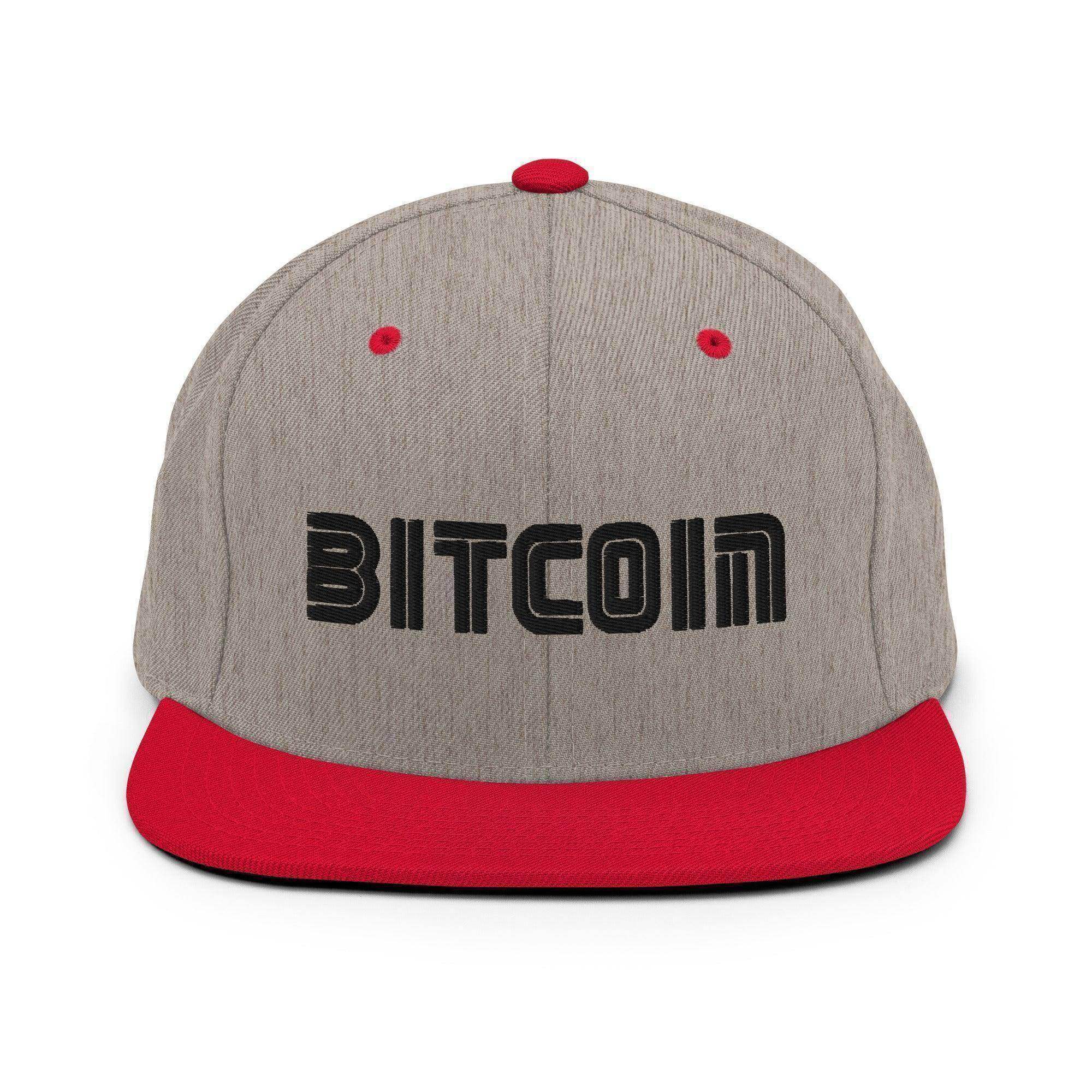 Bitcoin Cryptocurrency Snapback Hat - InvestmenTees