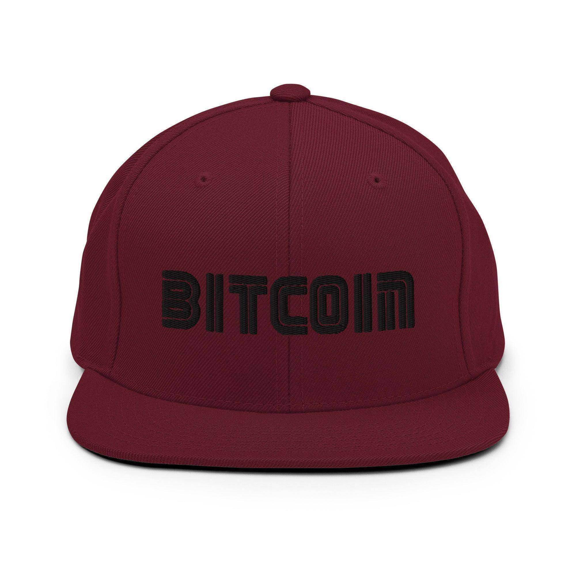 Bitcoin Cryptocurrency Snapback Hat - InvestmenTees