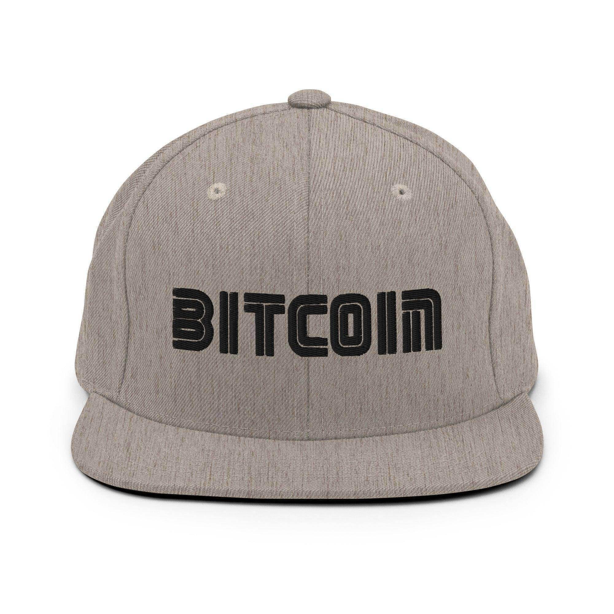 Bitcoin Cryptocurrency Snapback Hat - InvestmenTees