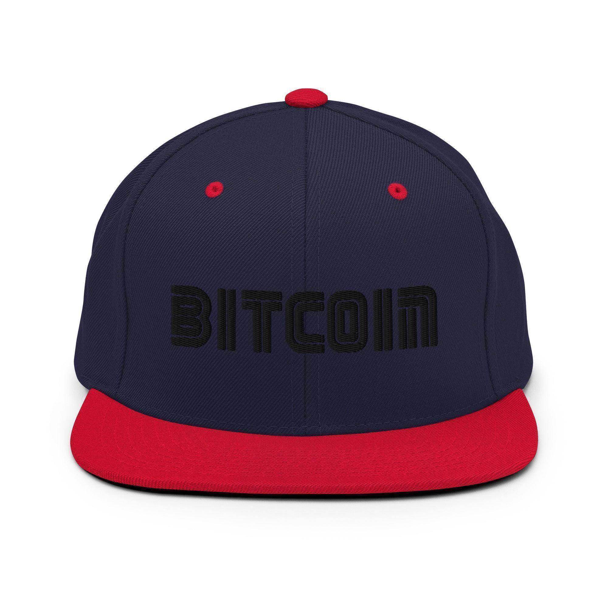 Bitcoin Cryptocurrency Snapback Hat - InvestmenTees