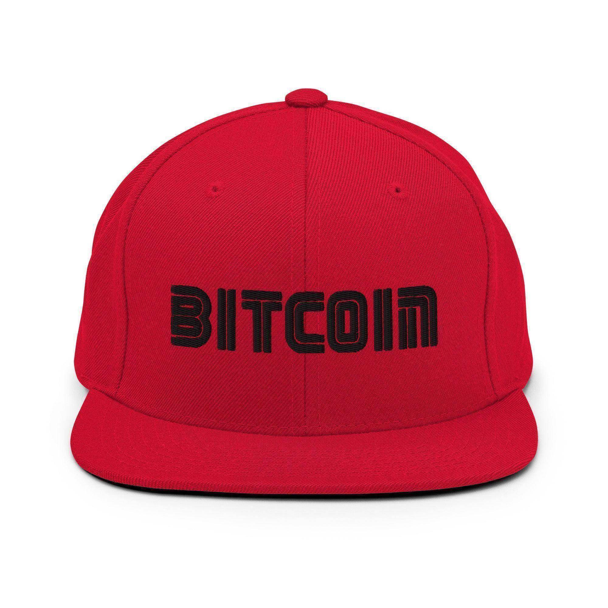 Bitcoin Cryptocurrency Snapback Hat - InvestmenTees