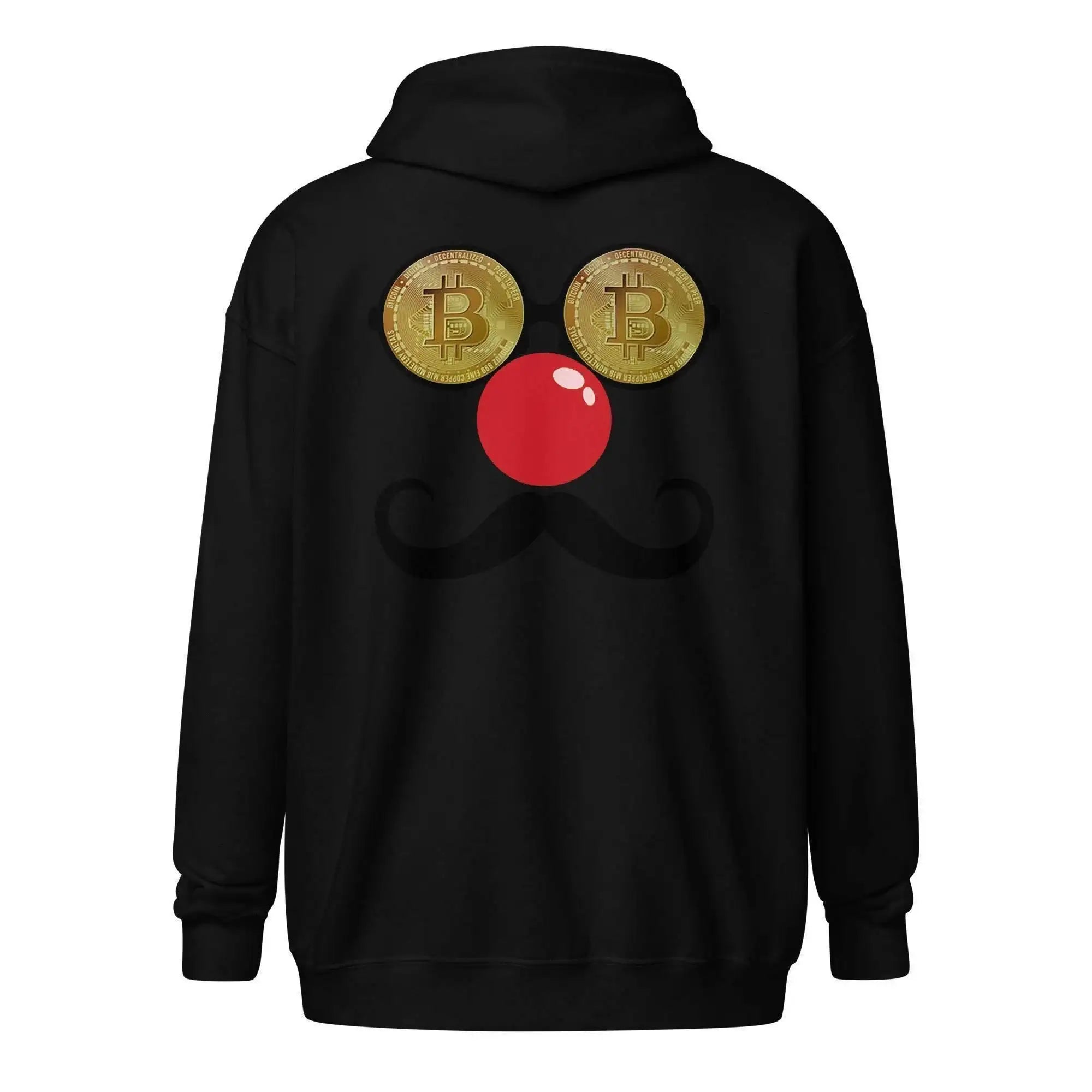 Bitcoin Disguise Zip Up Hoodie - InvestmenTees