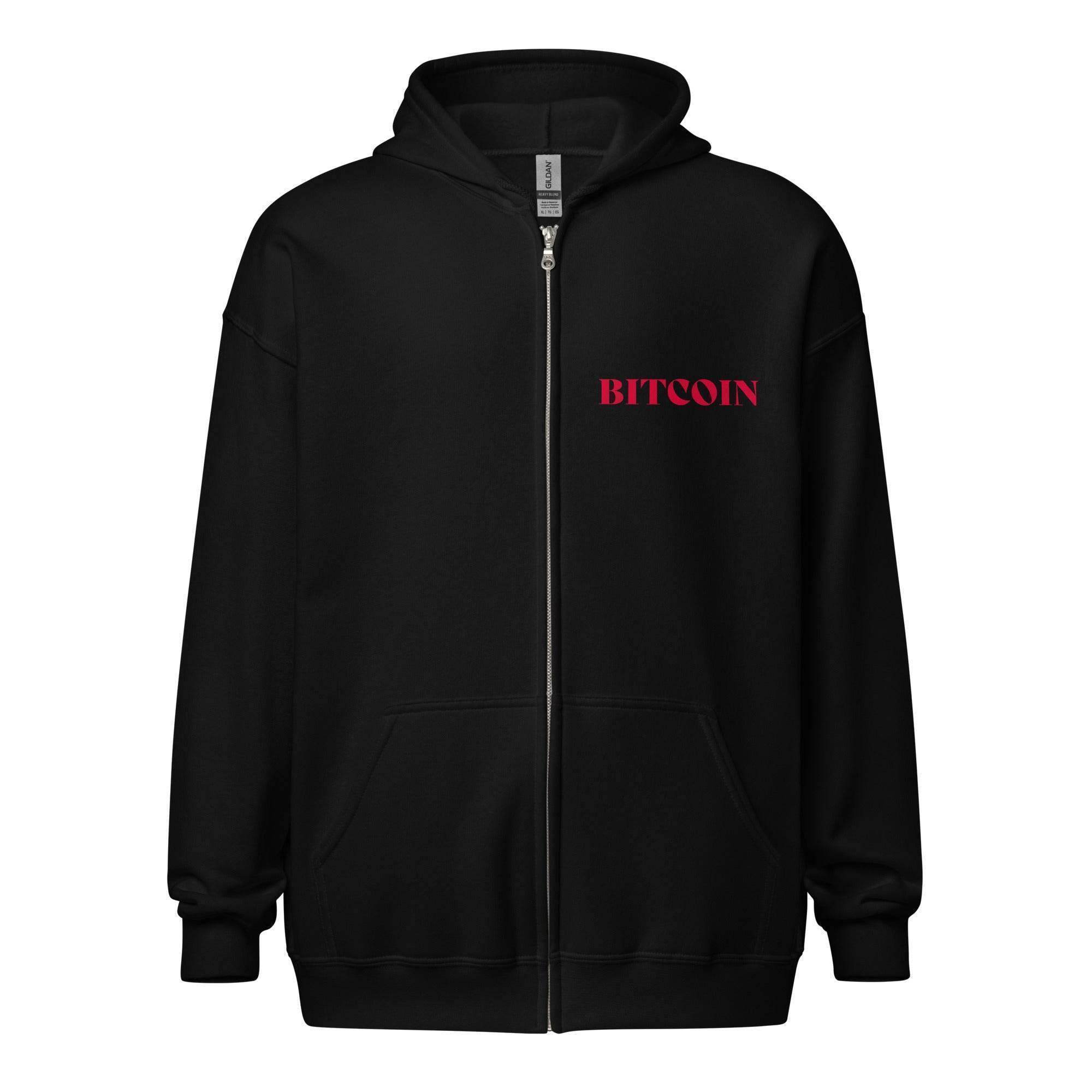 Bitcoin Disguise Zip Up Hoodie - InvestmenTees