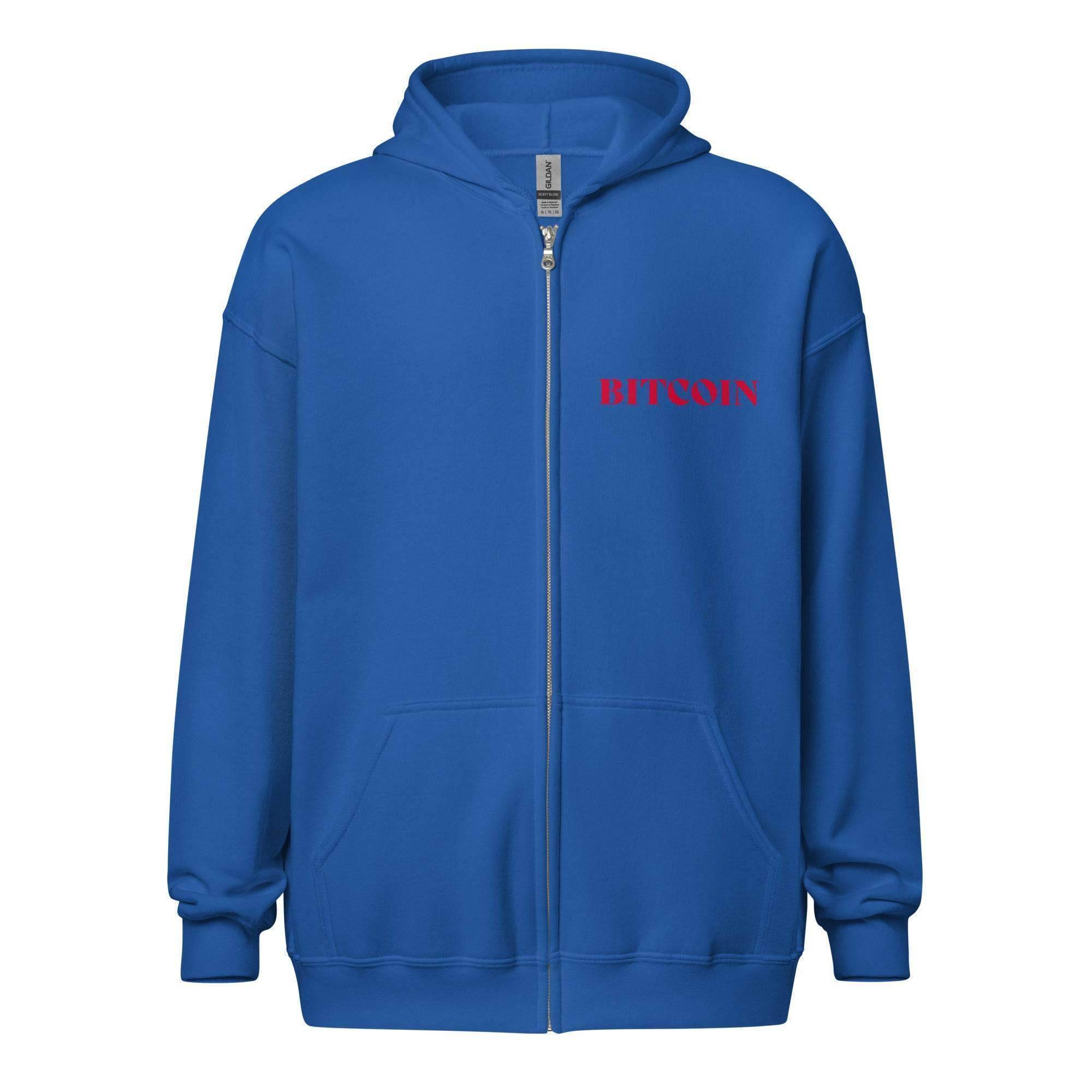 Bitcoin Disguise Zip Up Hoodie - InvestmenTees