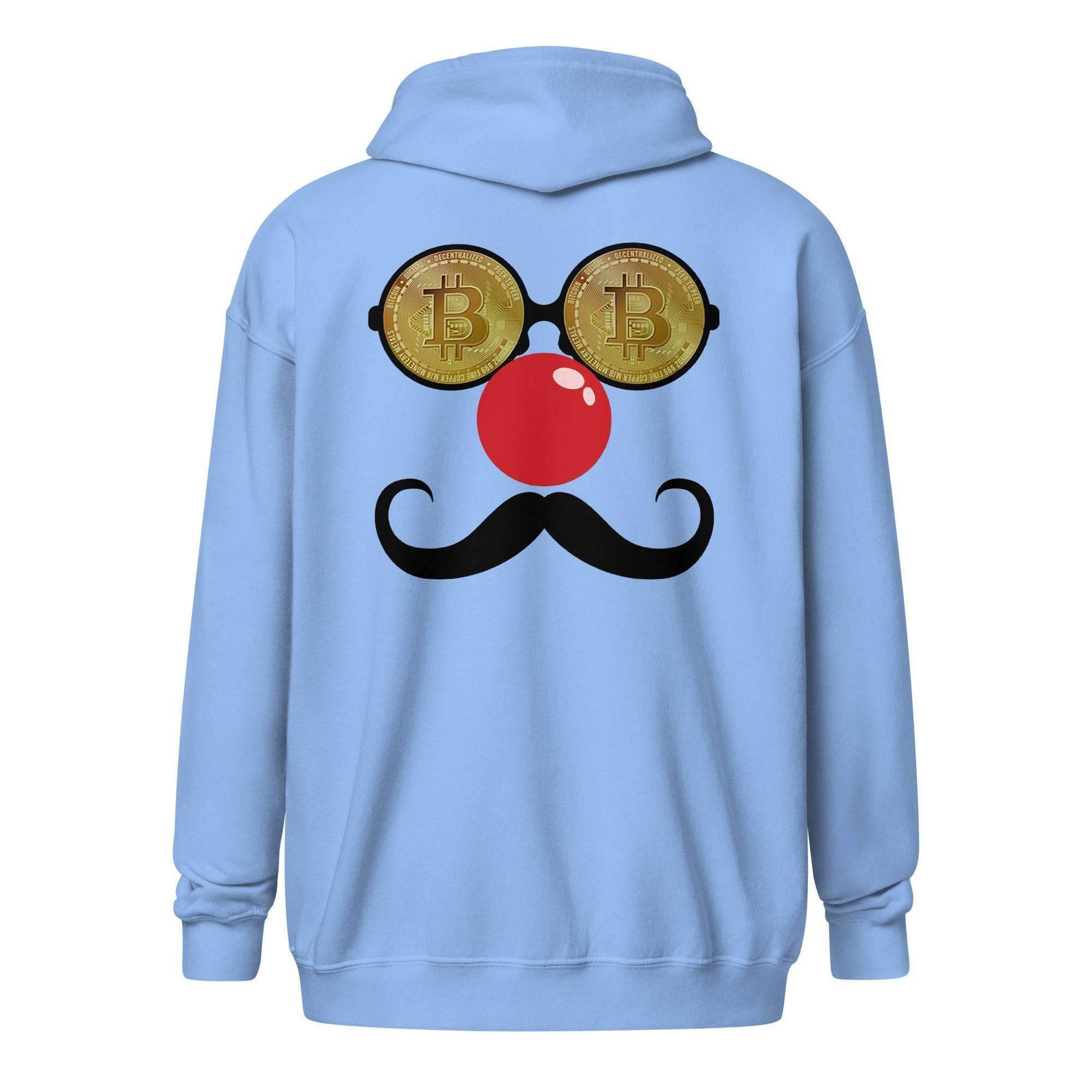 Bitcoin Disguise Zip Up Hoodie - InvestmenTees