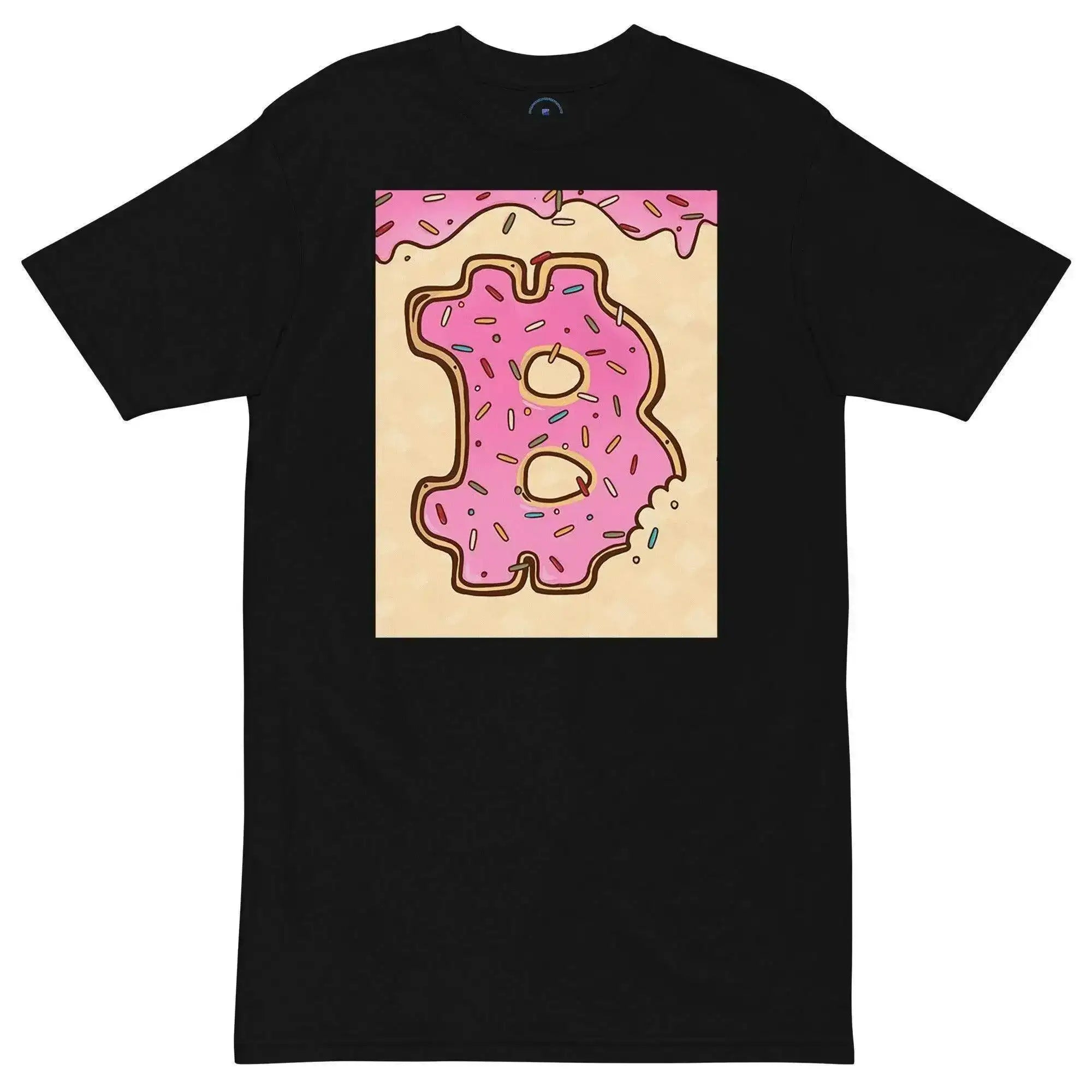 Bitcoin Donut Bite Art T-Shirt - InvestmenTees