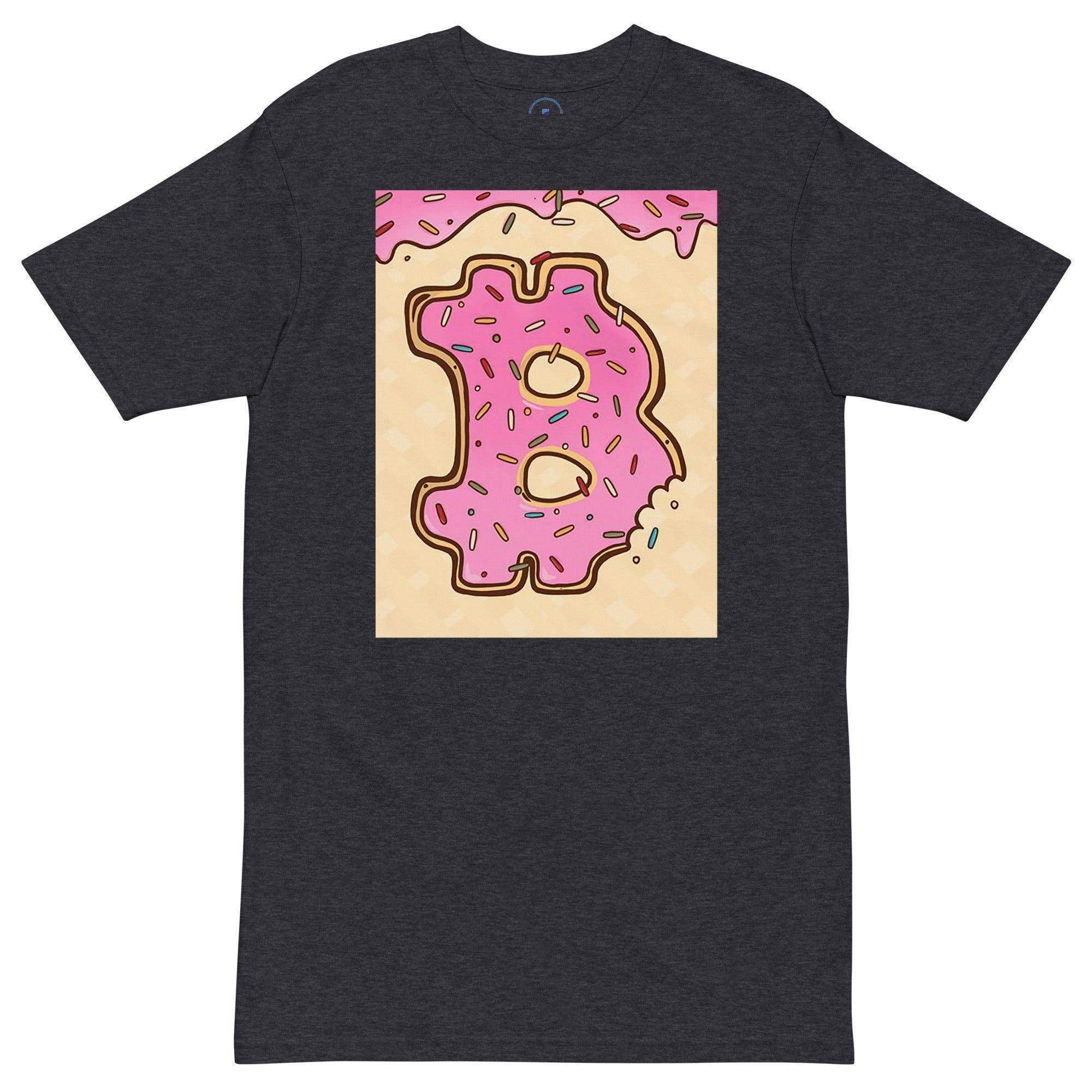 Bitcoin Donut Bite Art T-Shirt - InvestmenTees