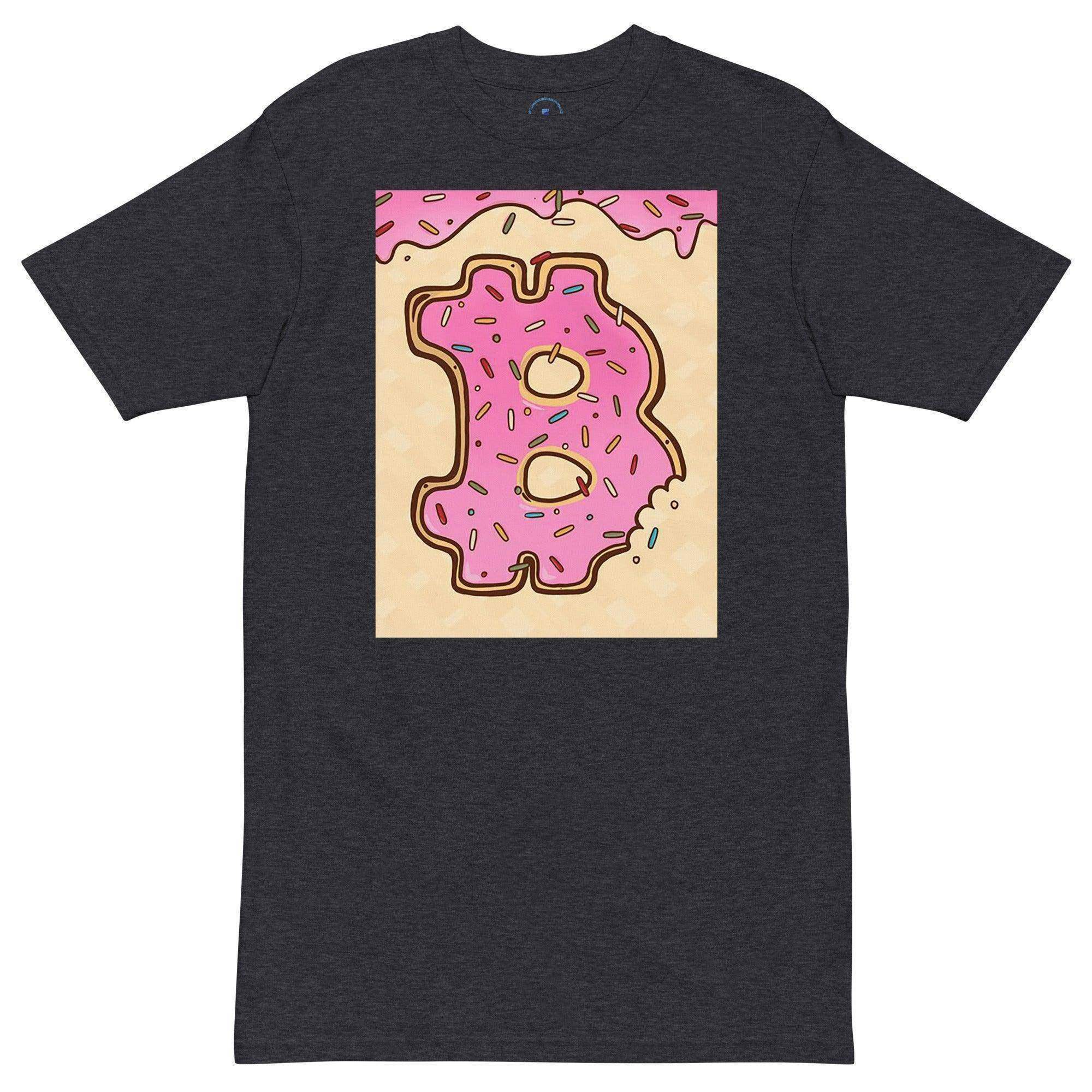 Bitcoin Donut Bite Art T-Shirt - InvestmenTees