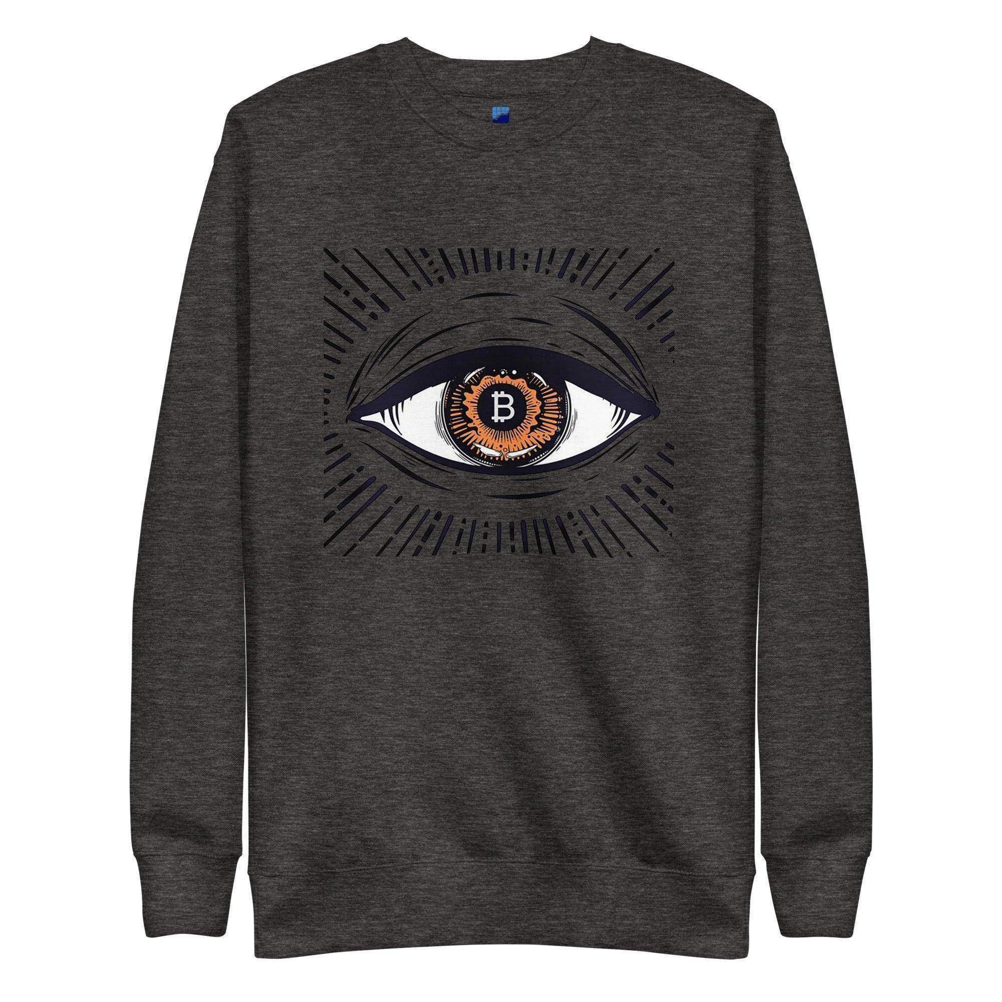 Bitcoin Eye Sweatshirt - InvestmenTees