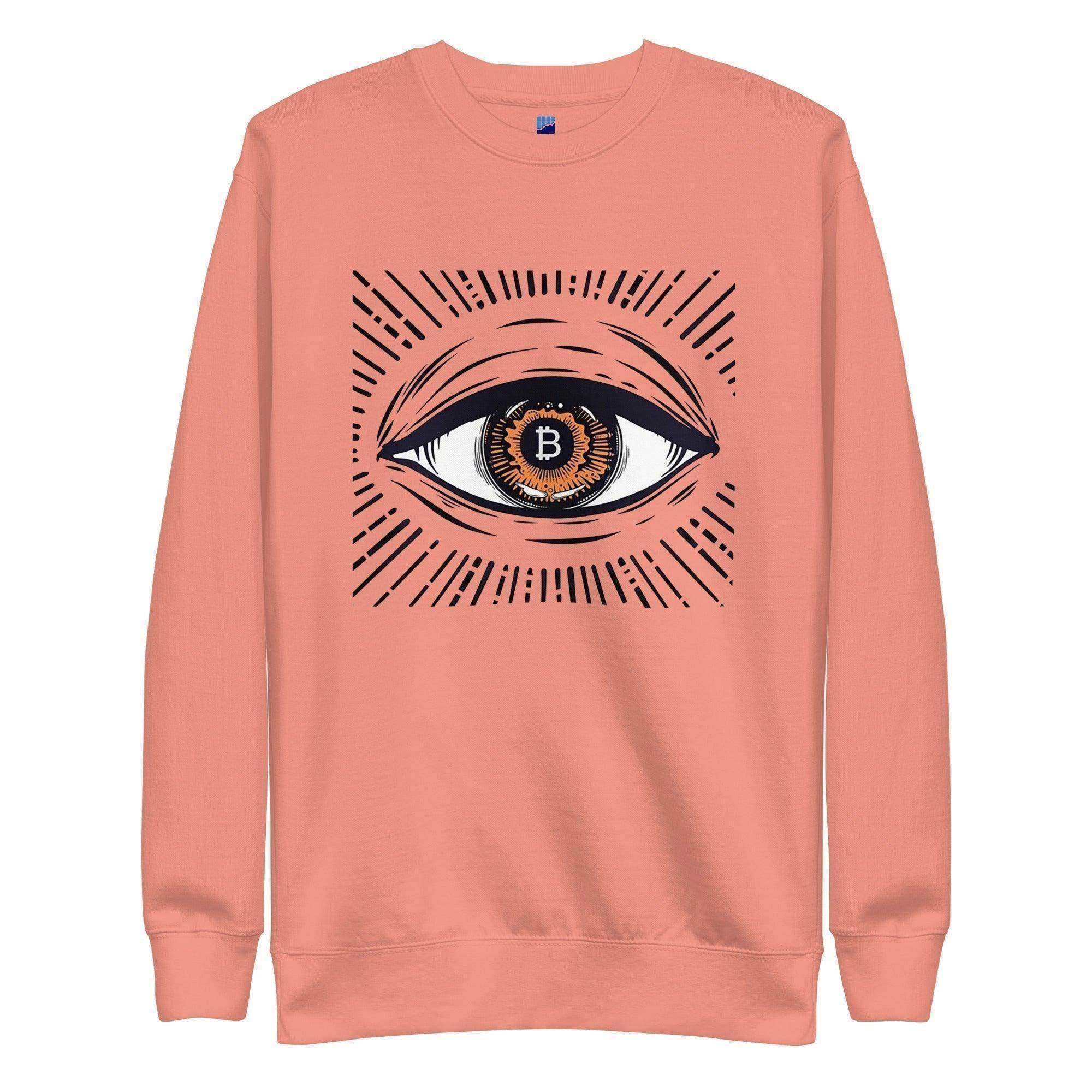 Bitcoin Eye Sweatshirt - InvestmenTees