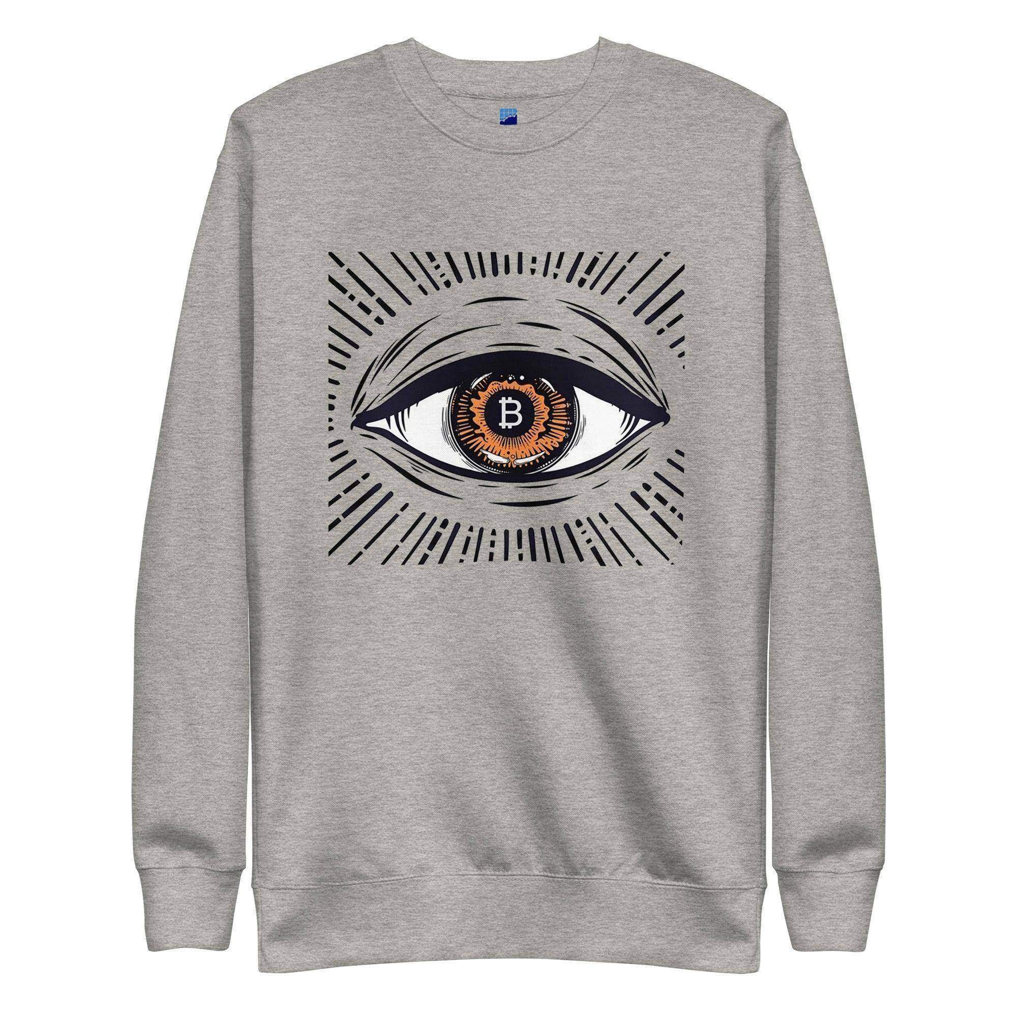 Bitcoin Eye Sweatshirt - InvestmenTees