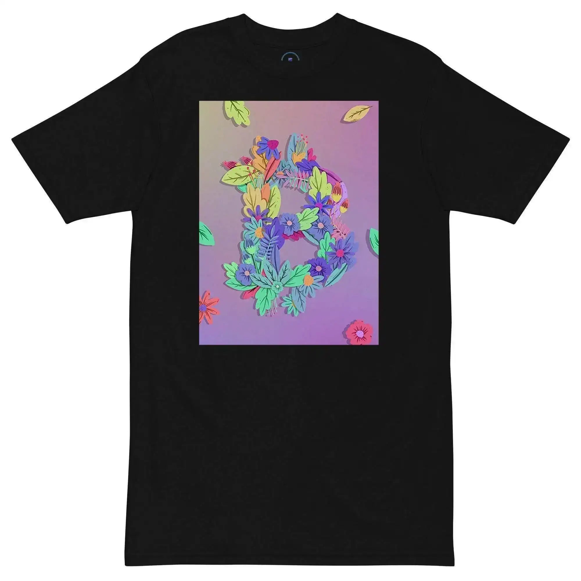 Bitcoin Flowers Art T-Shirt - InvestmenTees
