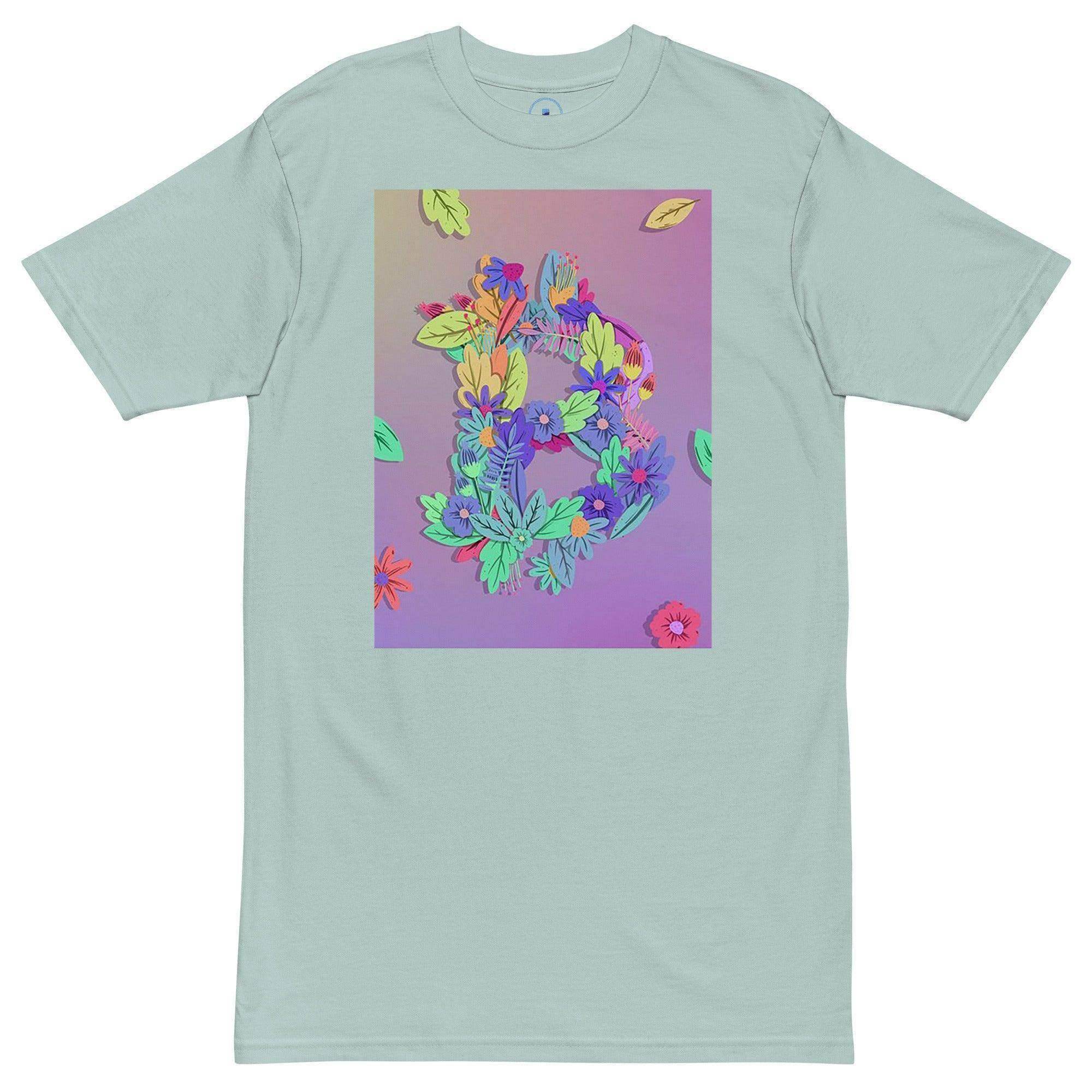 Bitcoin Flowers Art T-Shirt - InvestmenTees