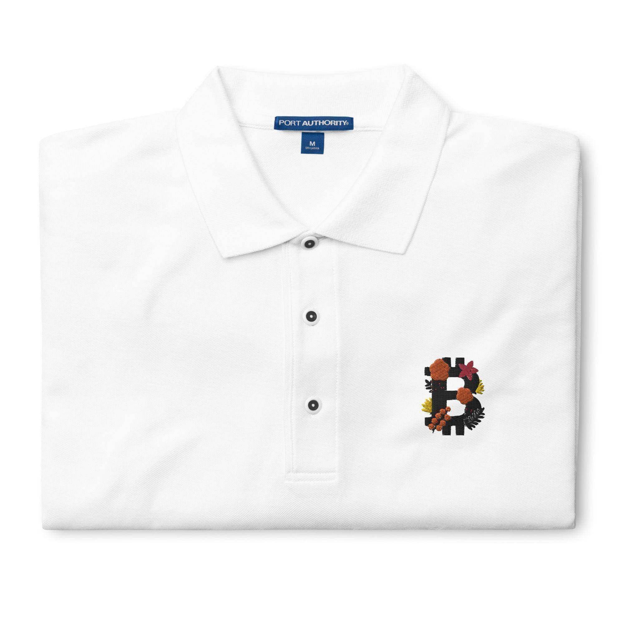 Bitcoin Flowers Polo Shirt - InvestmenTees