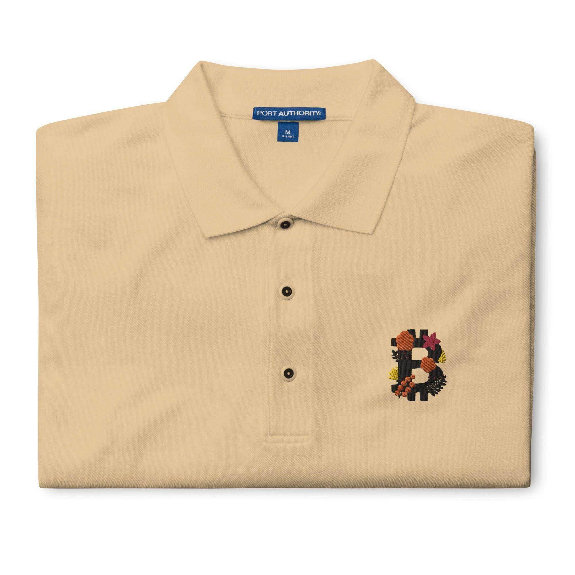 Bitcoin Flowers Polo Shirt - InvestmenTees