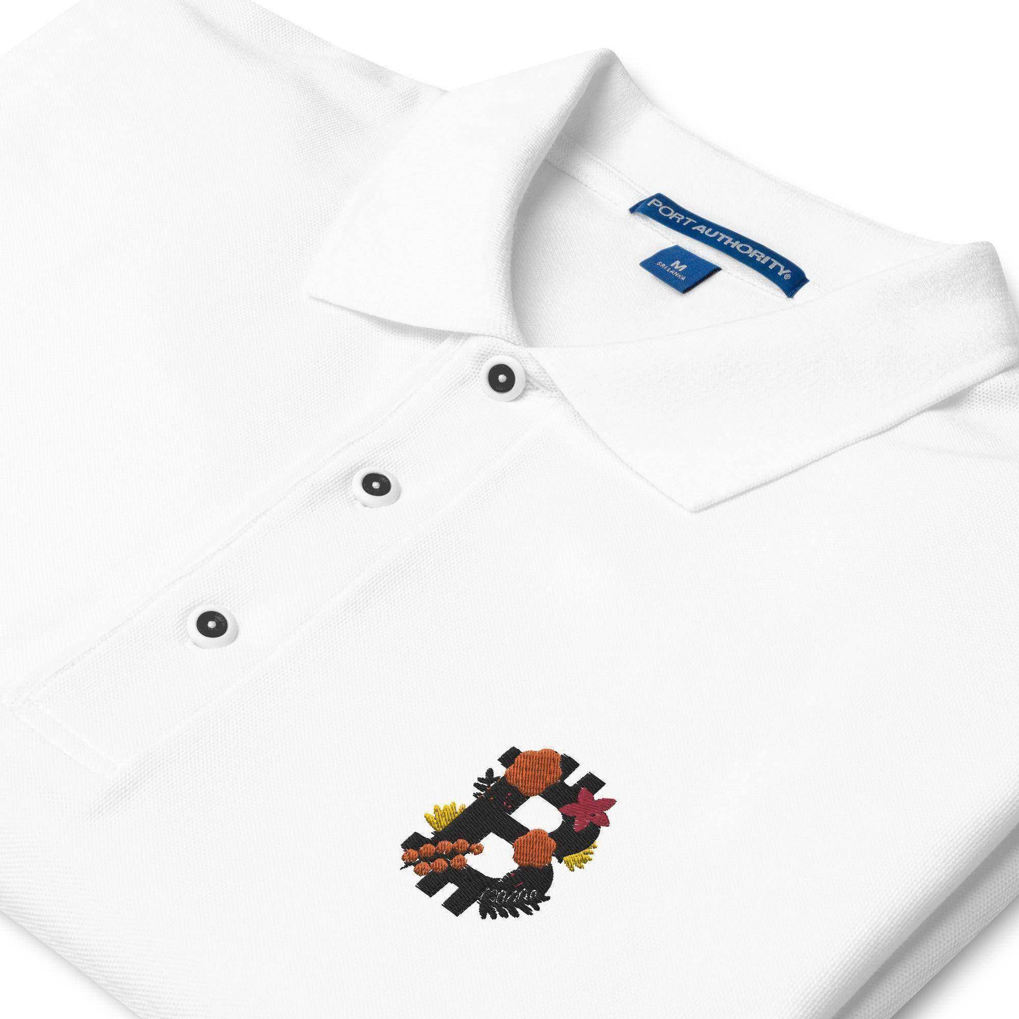Bitcoin Flowers Polo Shirt - InvestmenTees