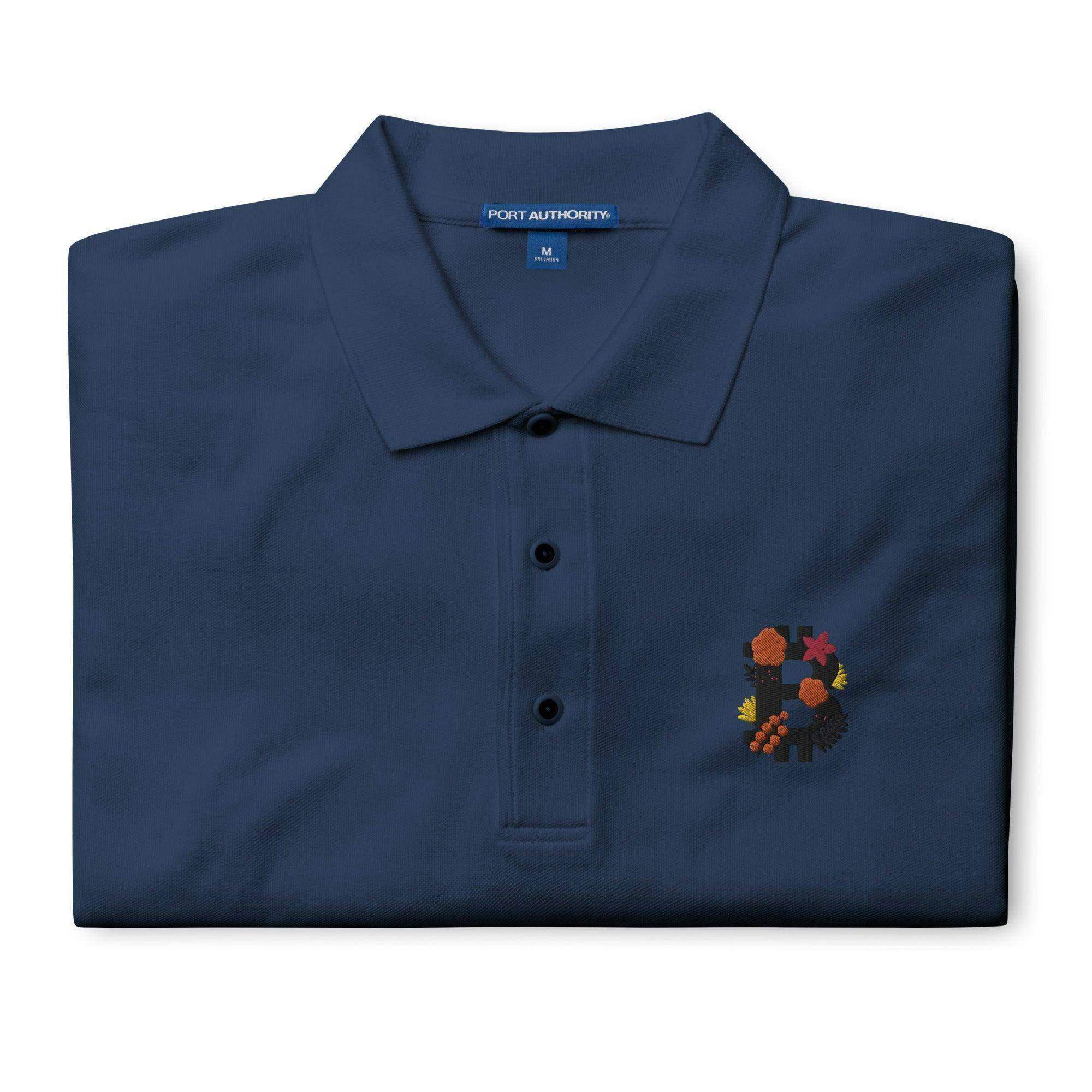 Bitcoin Flowers Polo Shirt - InvestmenTees