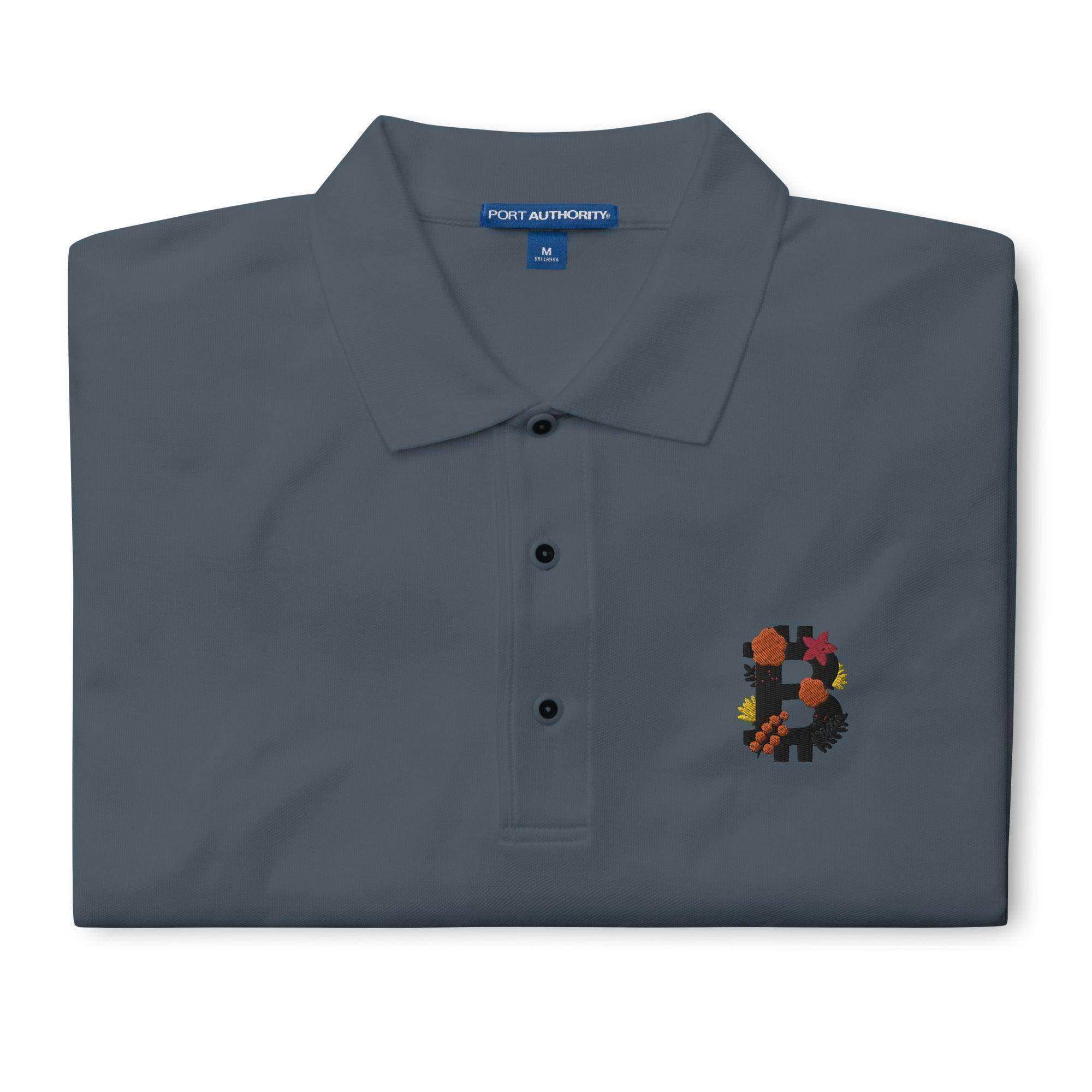 Bitcoin Flowers Polo Shirt - InvestmenTees