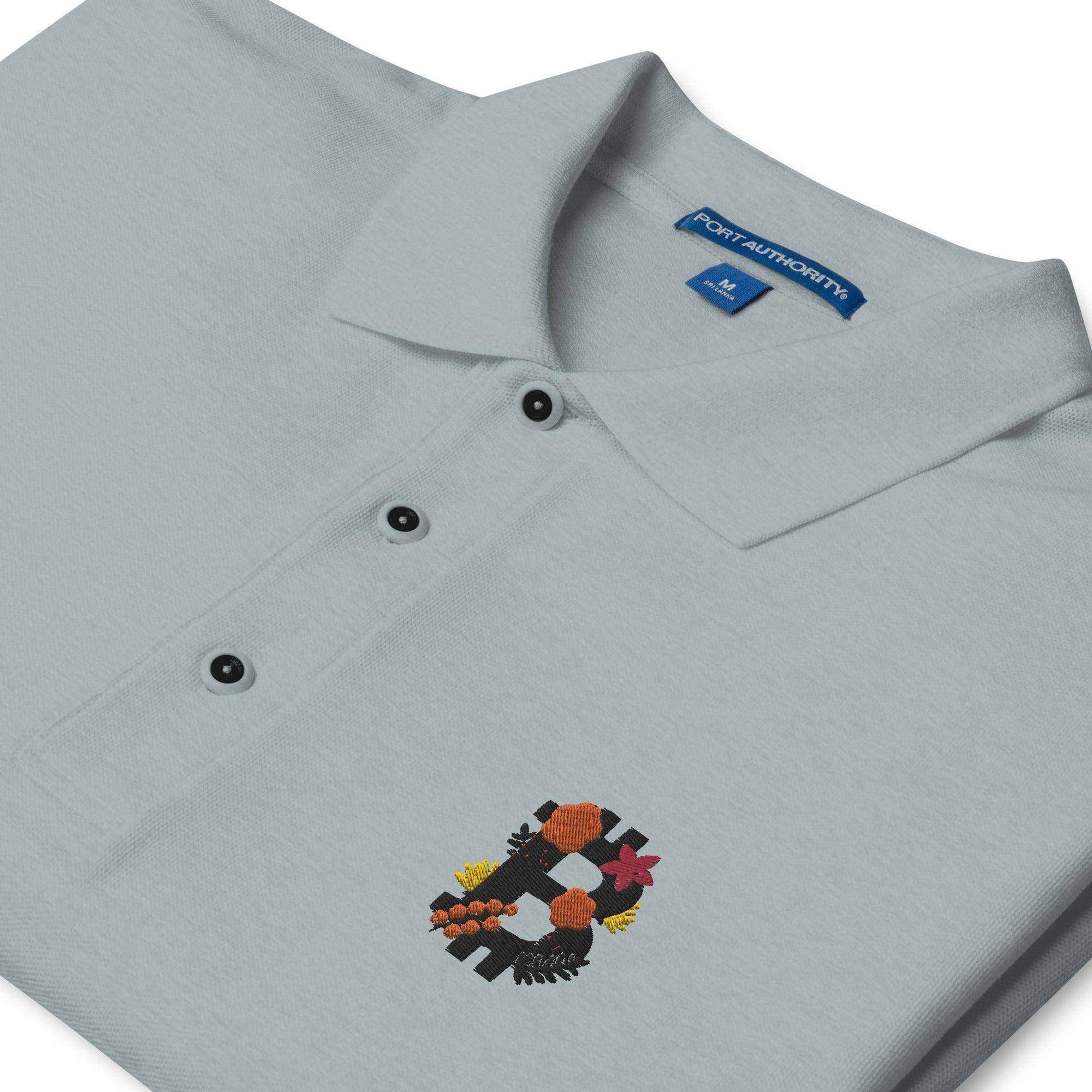 Bitcoin Flowers Polo Shirt - InvestmenTees