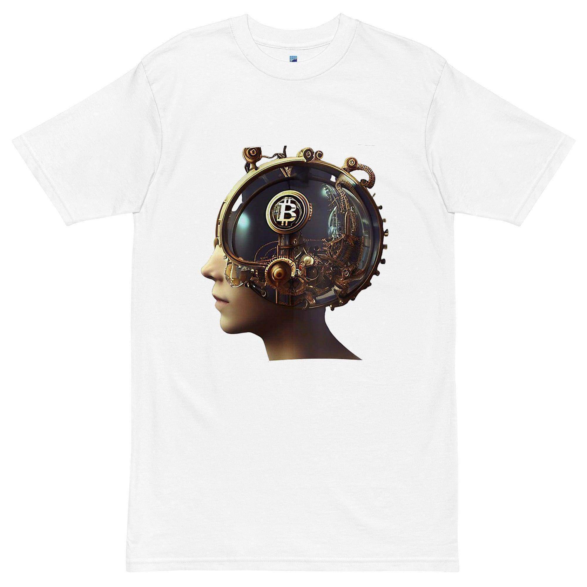 Bitcoin Futuristic Lady T-Shirt - InvestmenTees