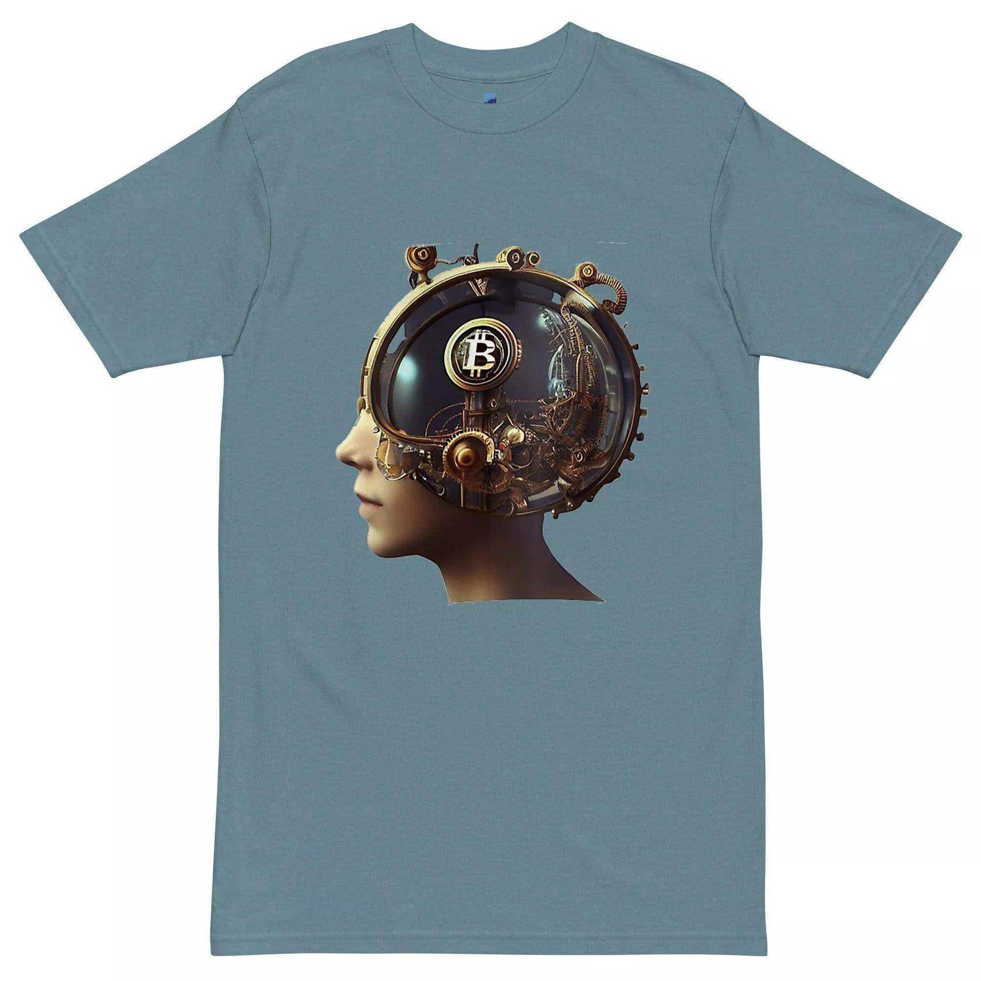 Bitcoin Futuristic Lady T-Shirt - InvestmenTees