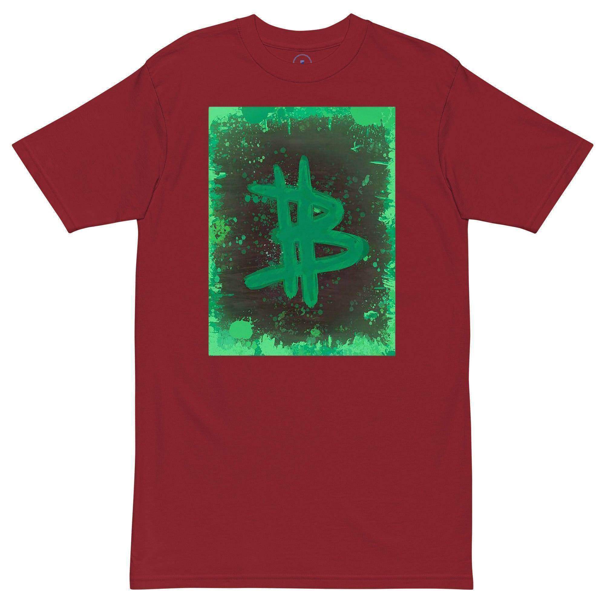 Bitcoin Green Art T-Shirt - InvestmenTees