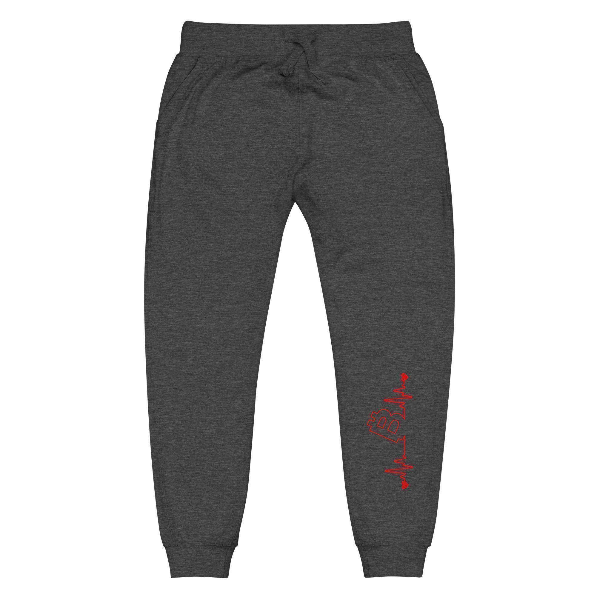 Bitcoin Heartbeat | BTC Sweatpants - InvestmenTees