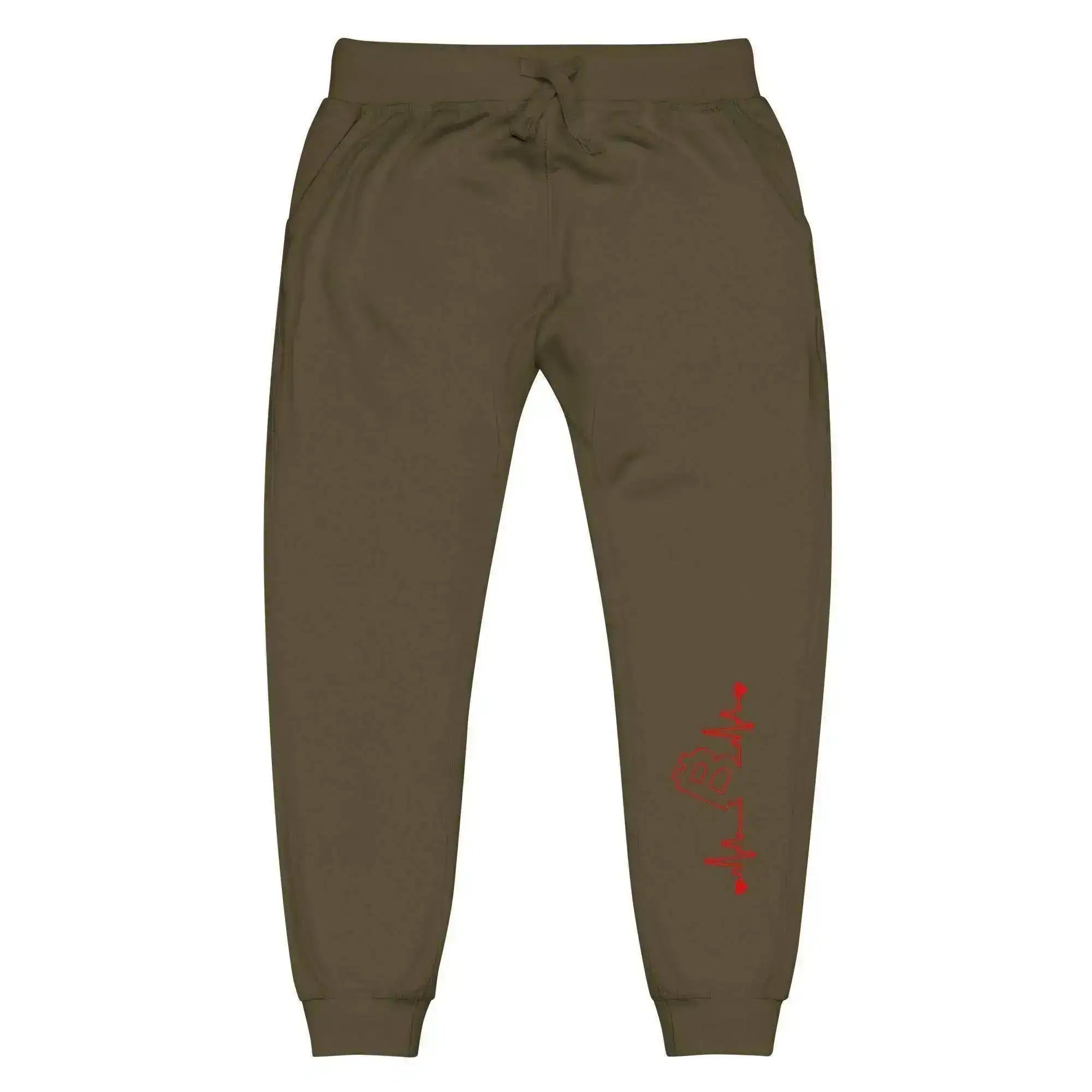 Bitcoin Heartbeat | BTC Sweatpants - InvestmenTees