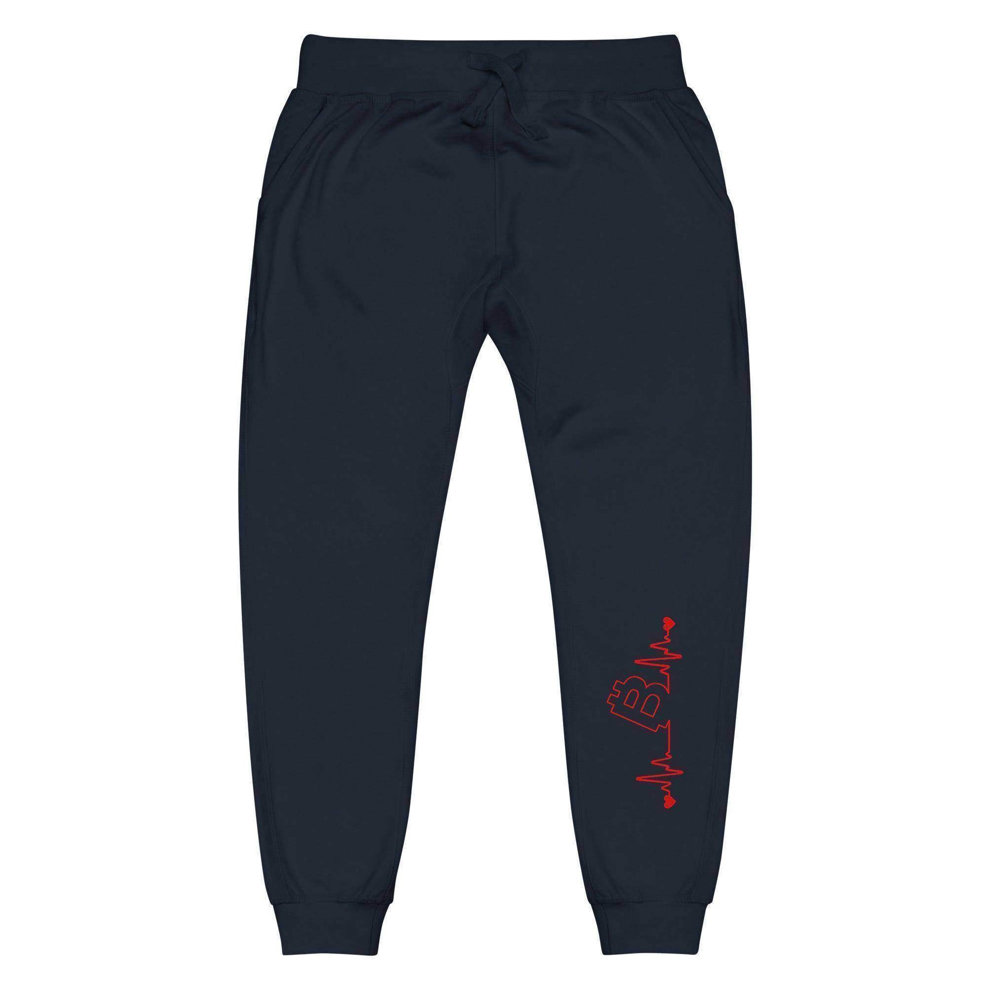 Bitcoin Heartbeat | BTC Sweatpants - InvestmenTees