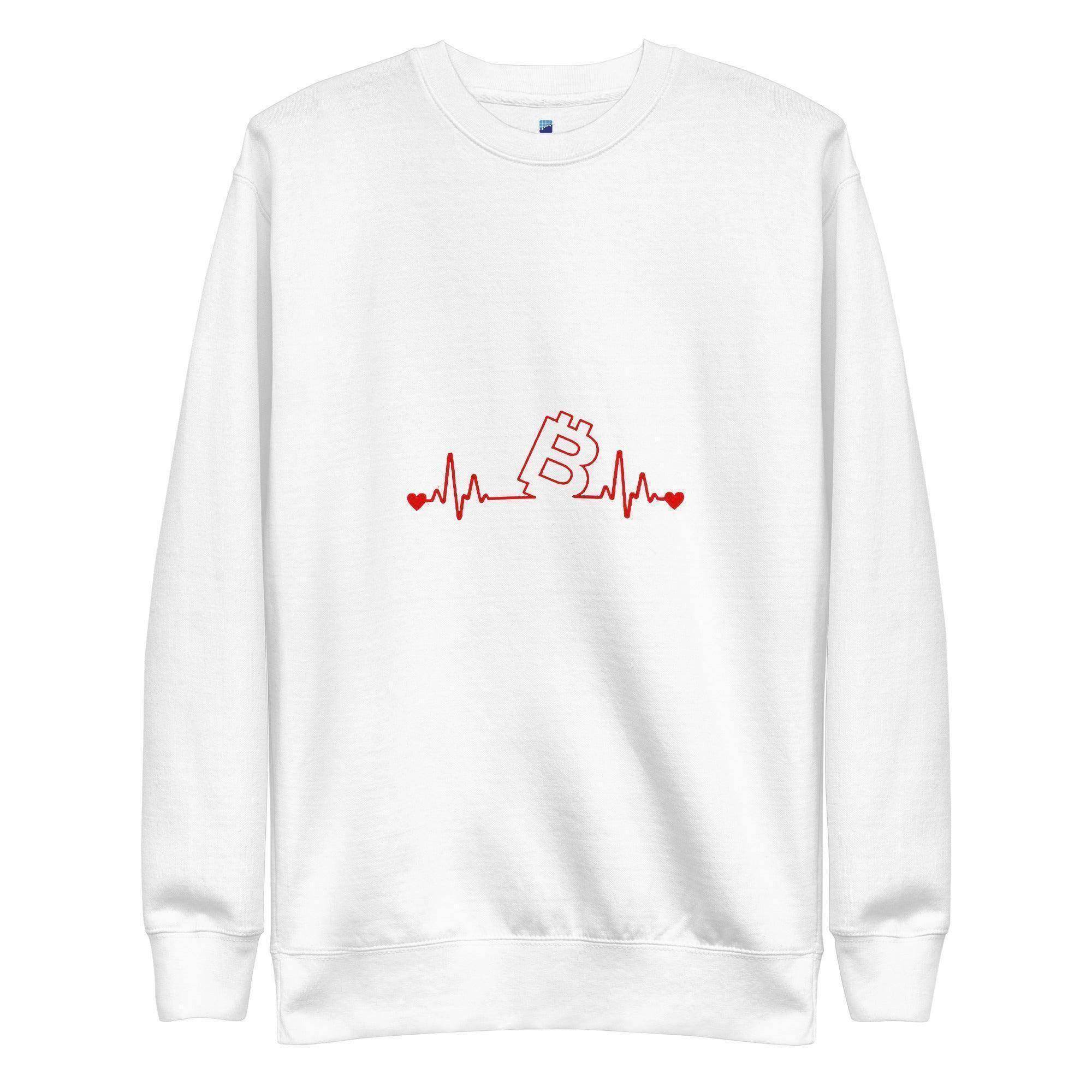 Bitcoin Heartbeat | BTC Sweatshirt - InvestmenTees