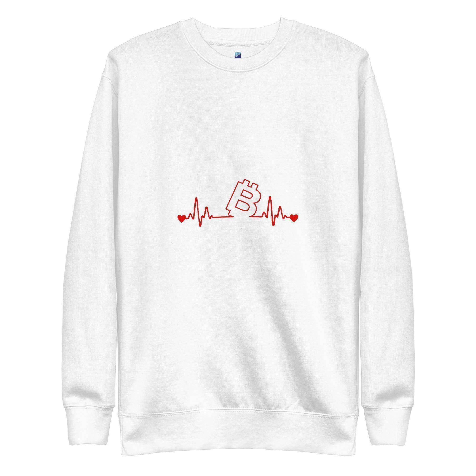 Bitcoin Heartbeat | BTC Sweatshirt - InvestmenTees