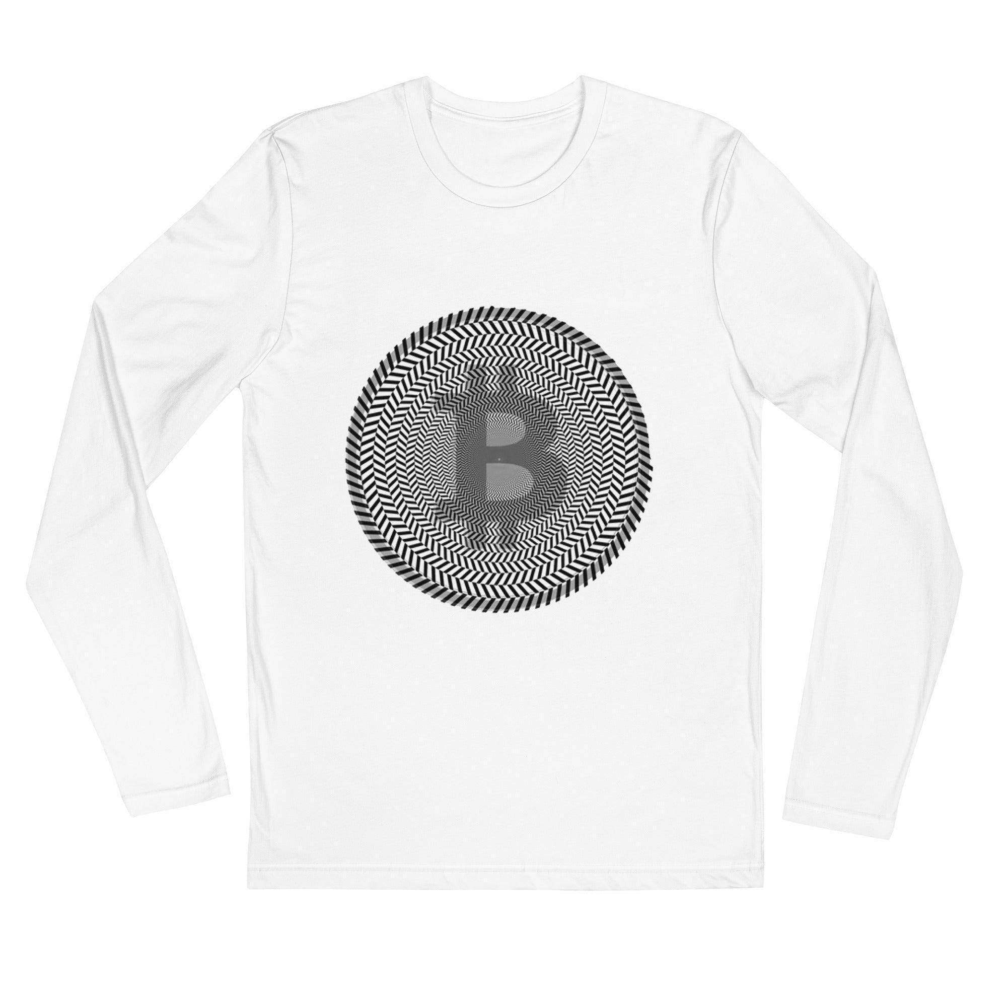Bitcoin Illusion Long Sleeve T-Shirt - InvestmenTees