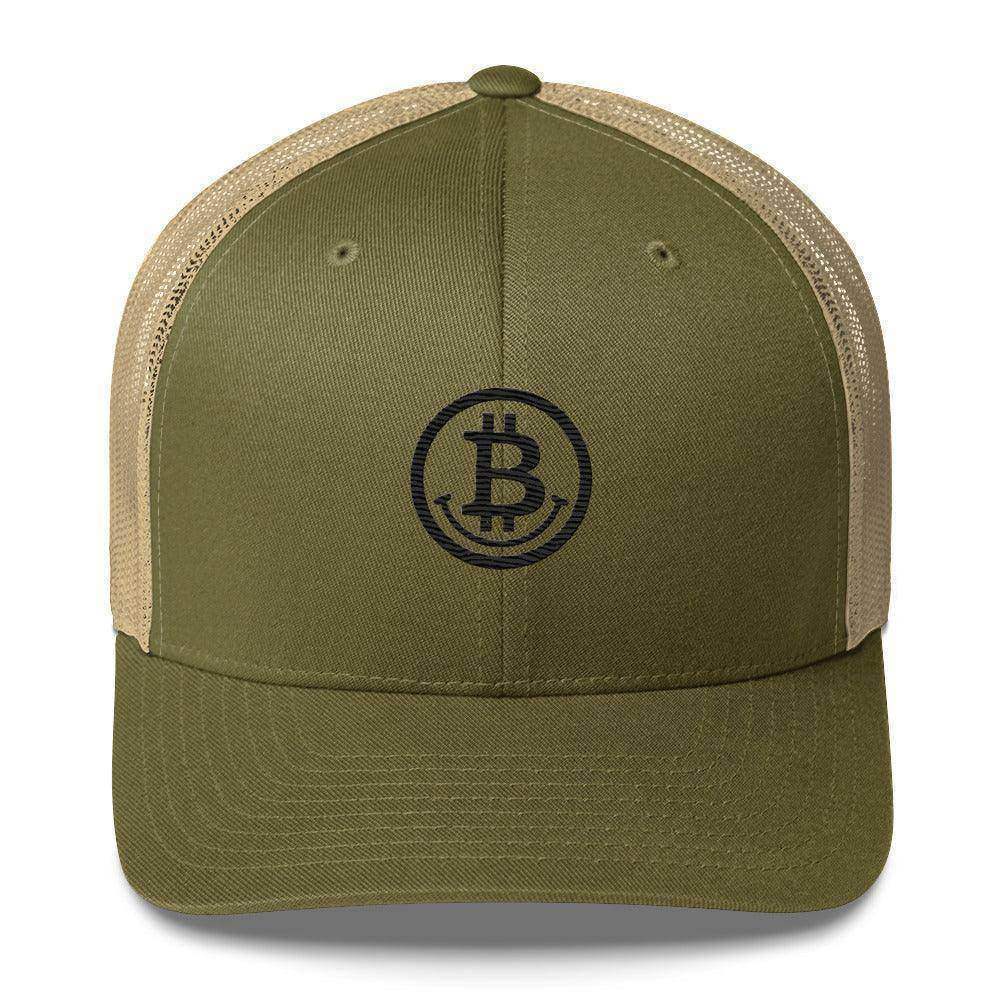 Bitcoin Is Happy Trucker Cap - InvestmenTees