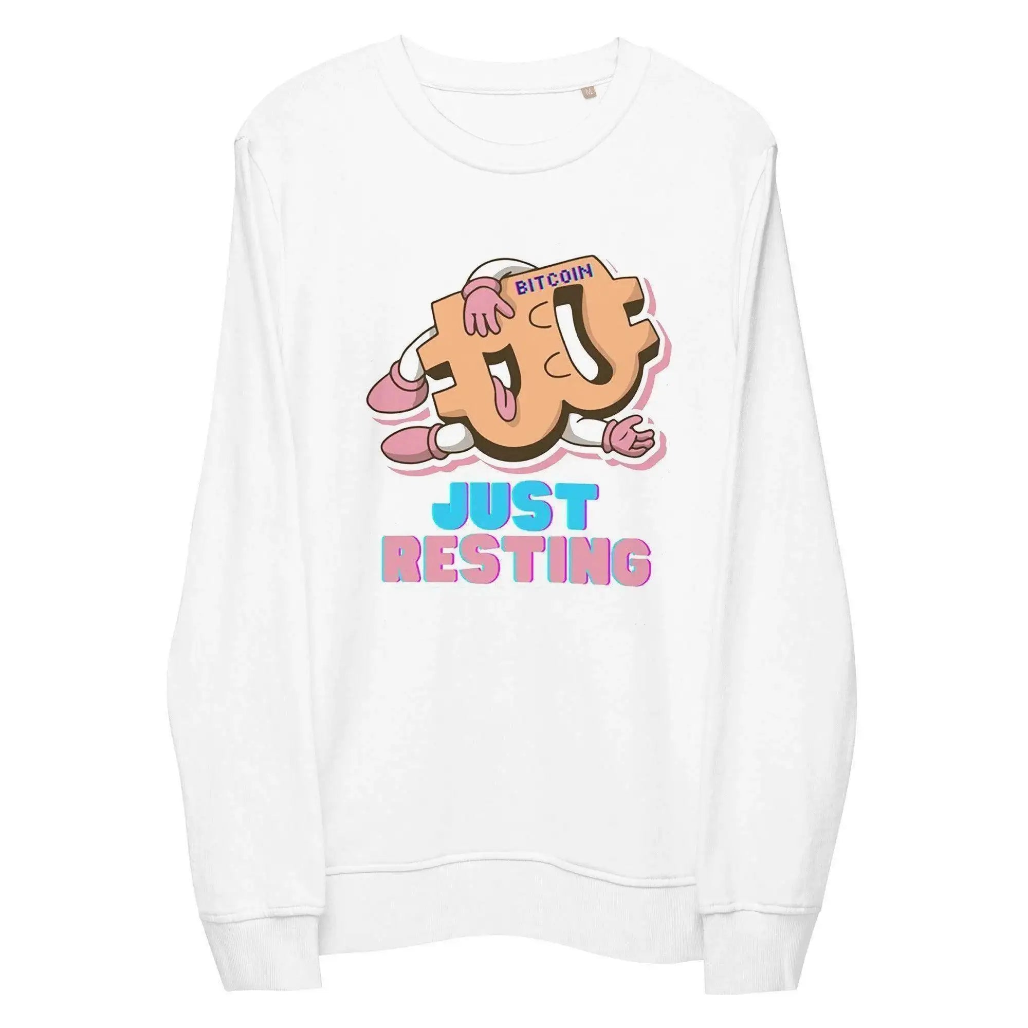 Bitcoin Just Resting Sweatshirt - InvestmenTees