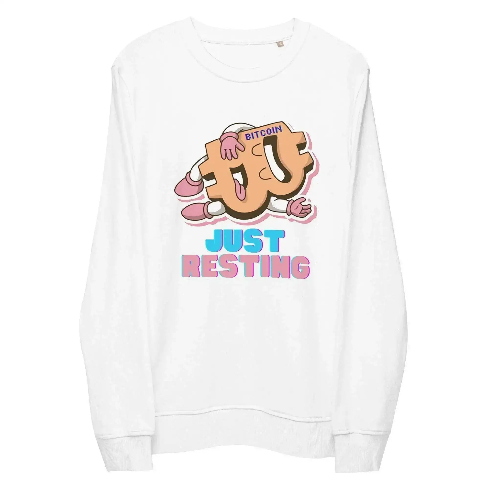 Bitcoin Just Resting Sweatshirt - InvestmenTees