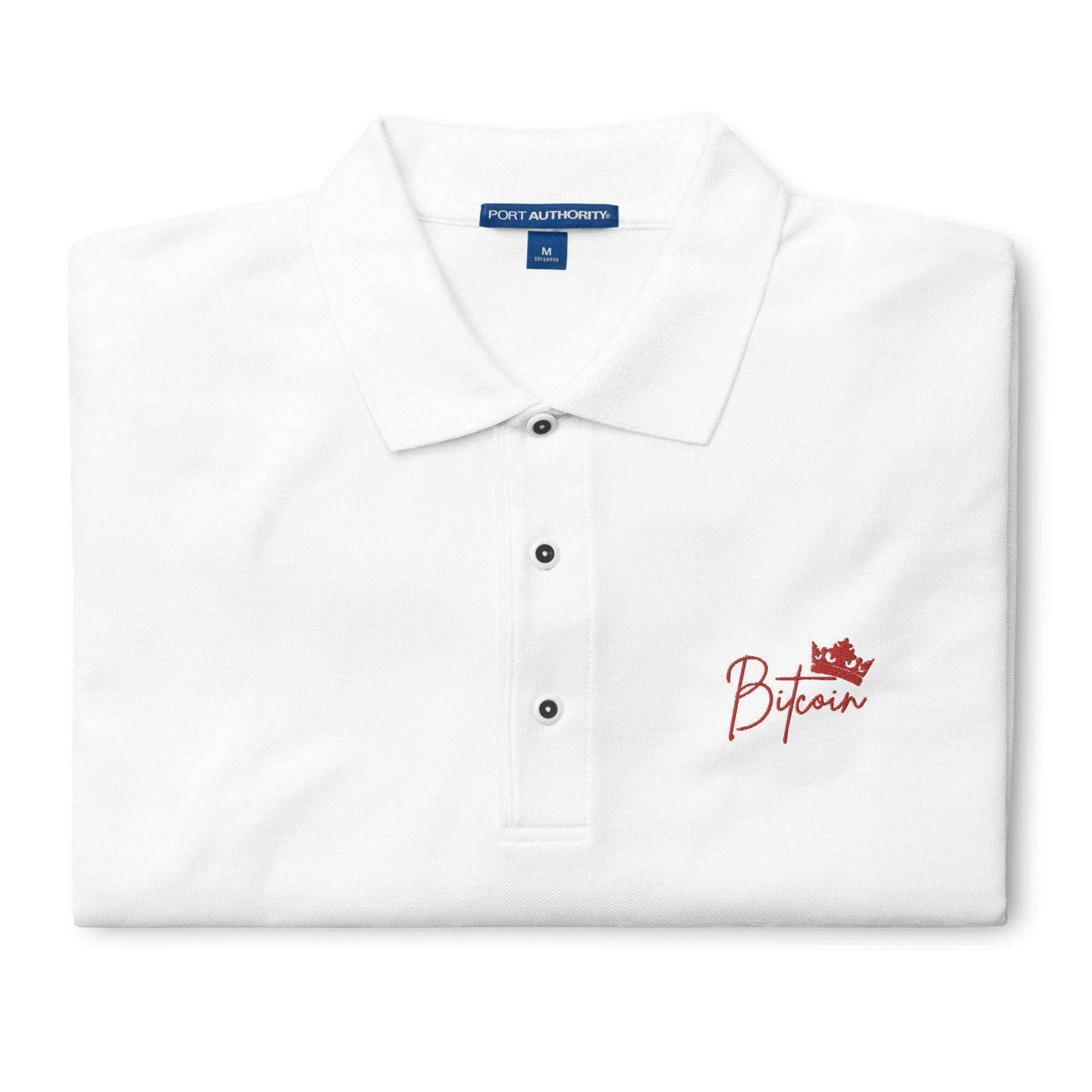 Bitcoin King Polo Shirt - InvestmenTees