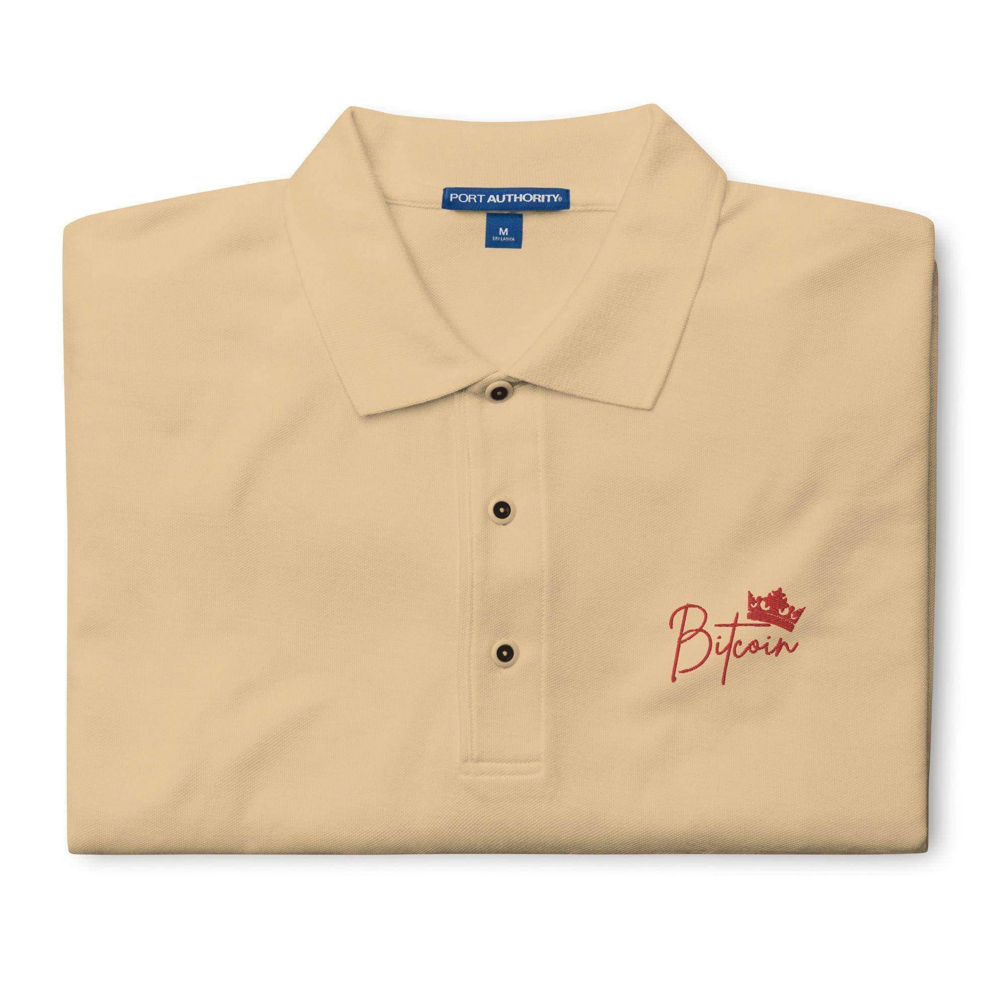 Bitcoin King Polo Shirt - InvestmenTees