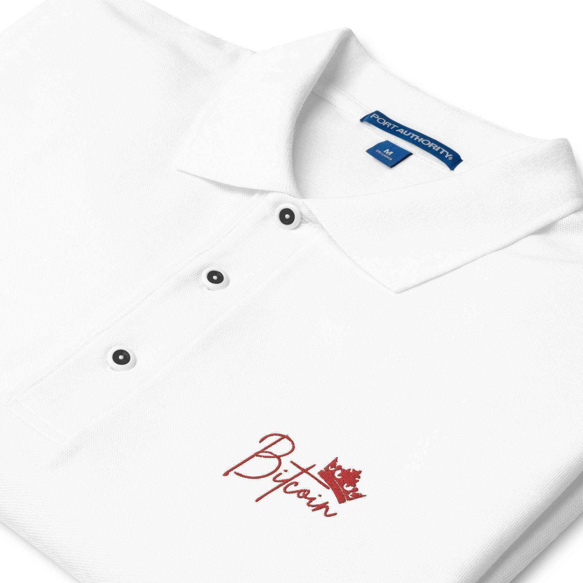 Bitcoin King Polo Shirt - InvestmenTees