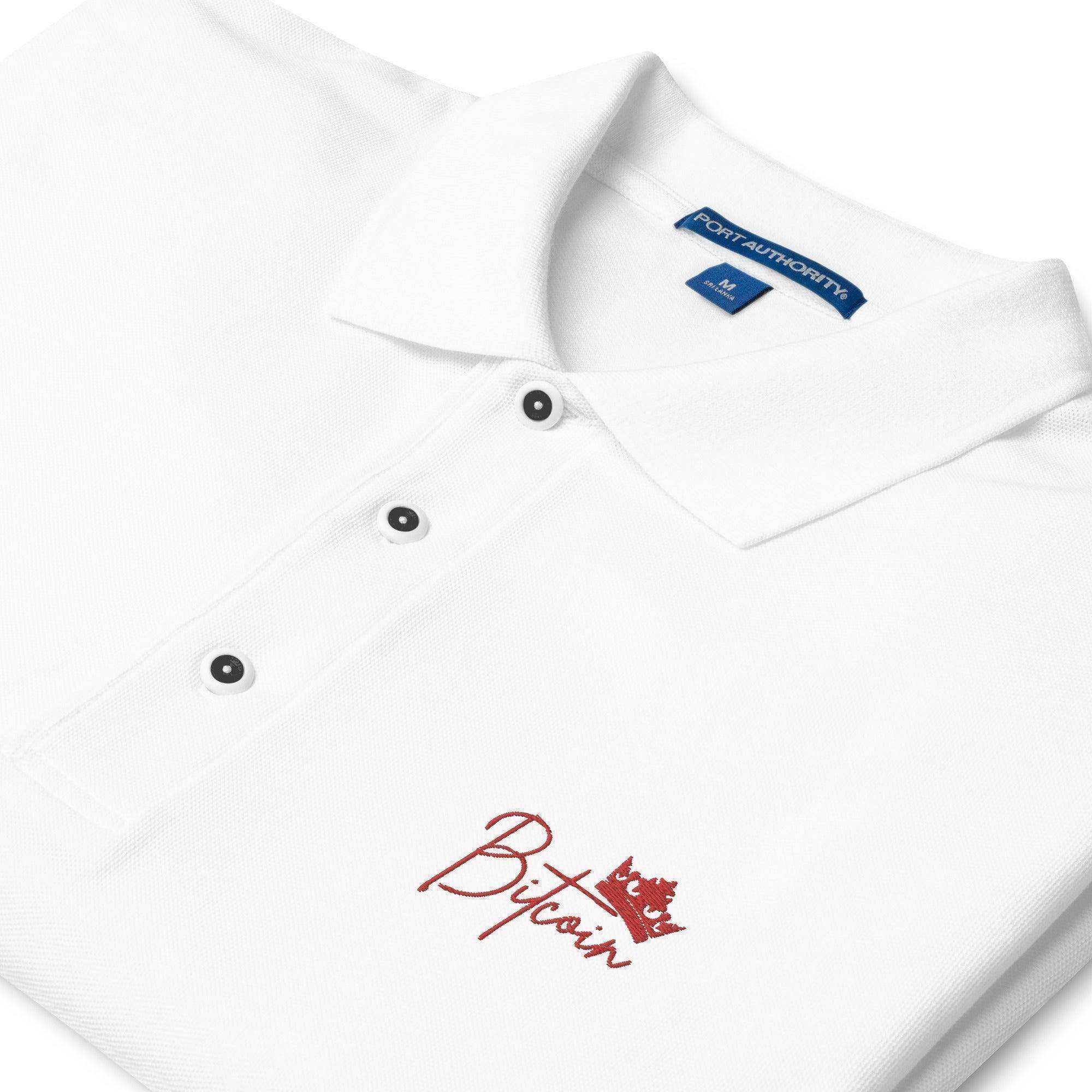 Bitcoin King Polo Shirt - InvestmenTees