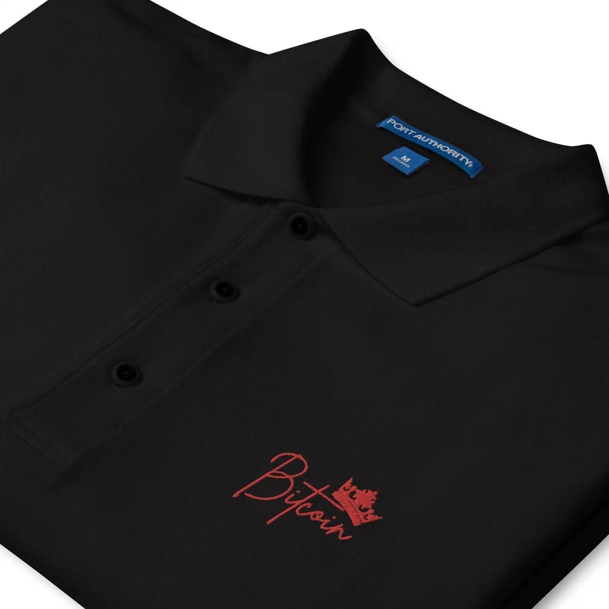 Bitcoin King Polo Shirt - InvestmenTees