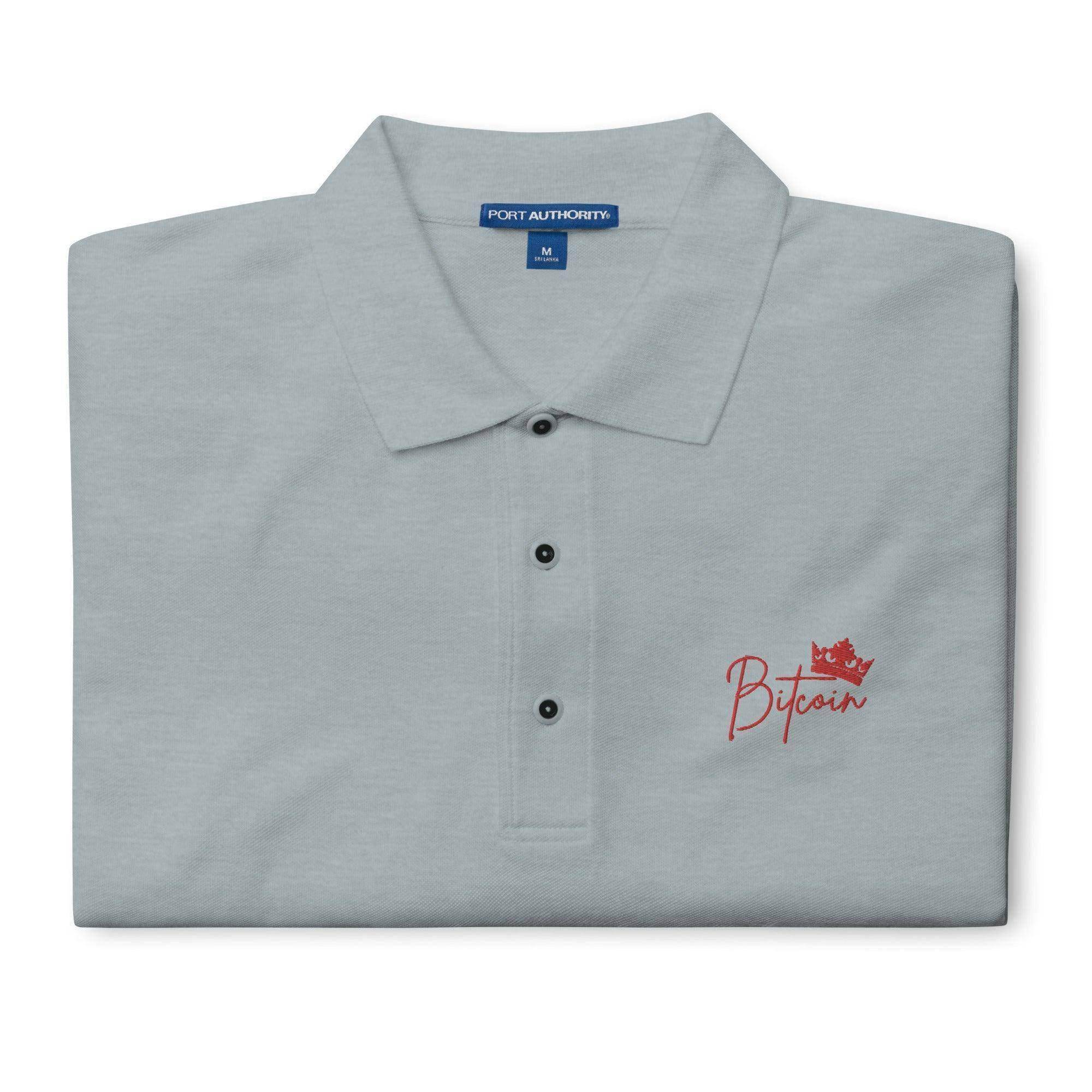 Bitcoin King Polo Shirt - InvestmenTees