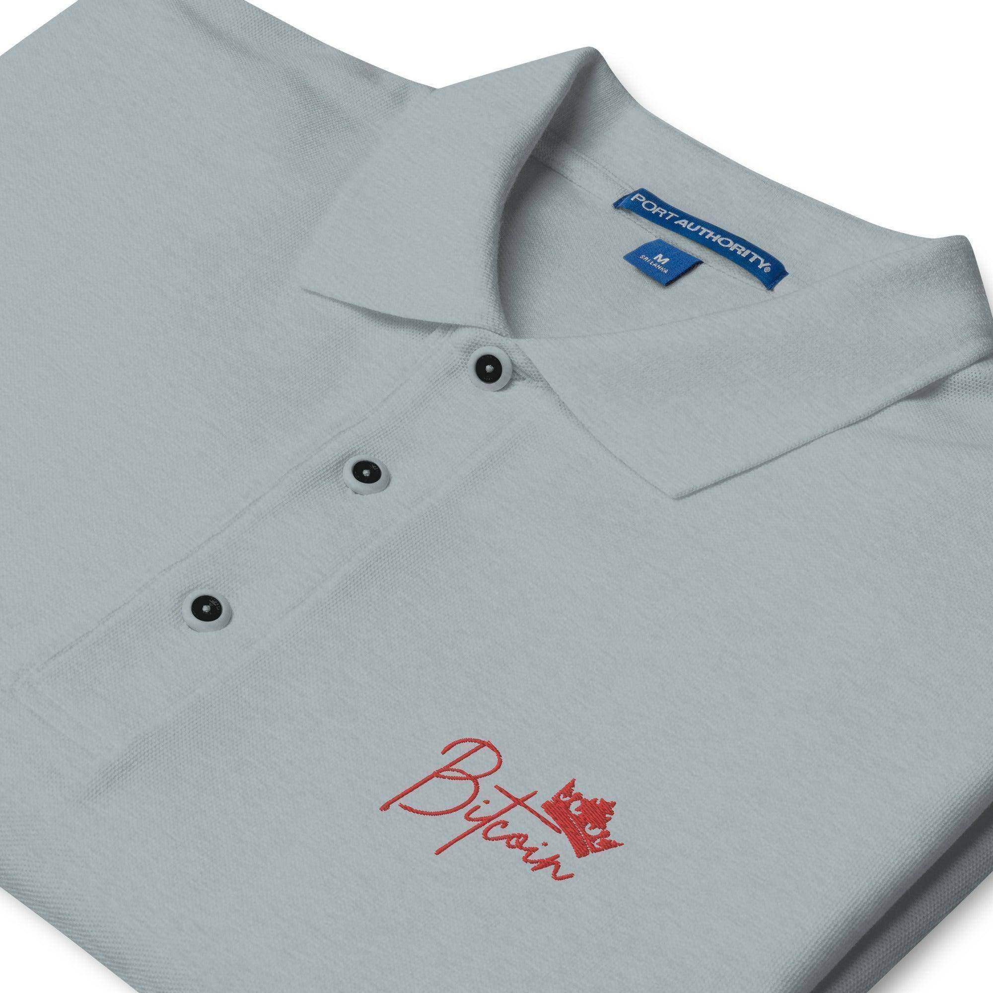 Bitcoin King Polo Shirt - InvestmenTees