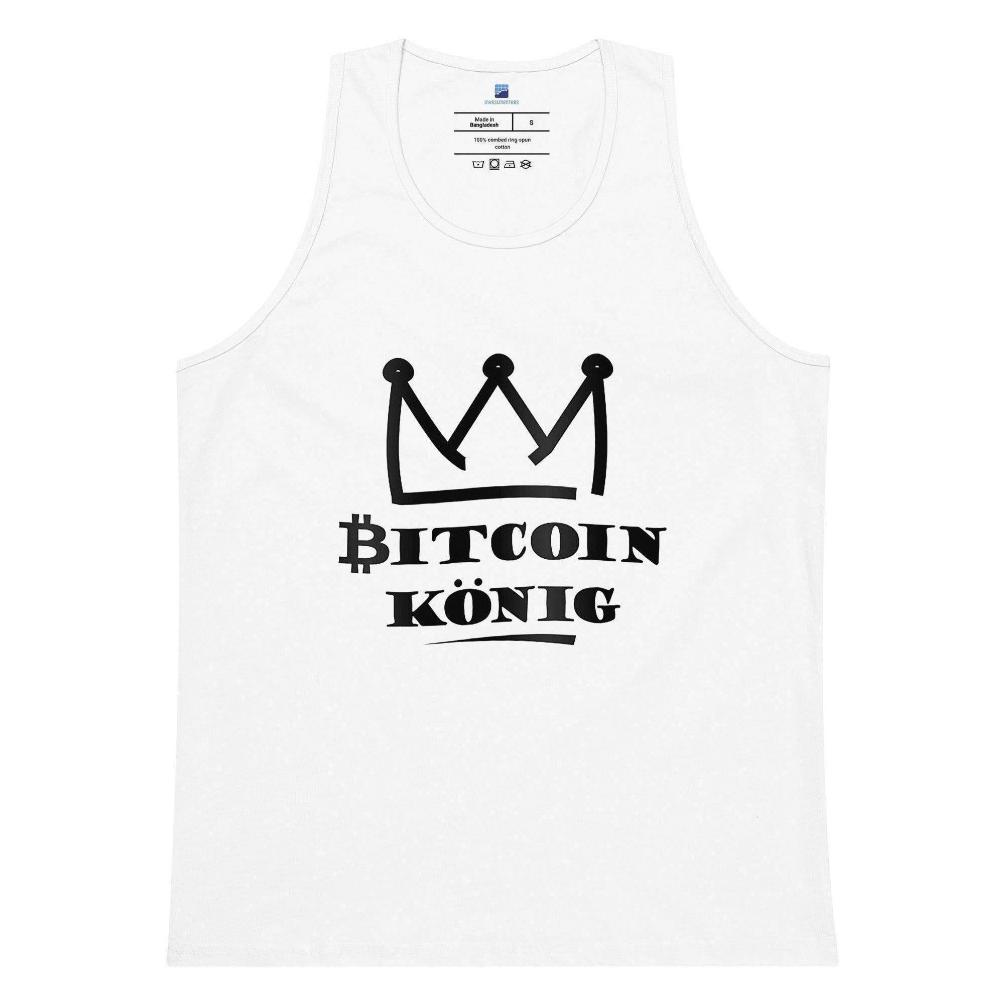 Bitcoin King Tank Top - InvestmenTees