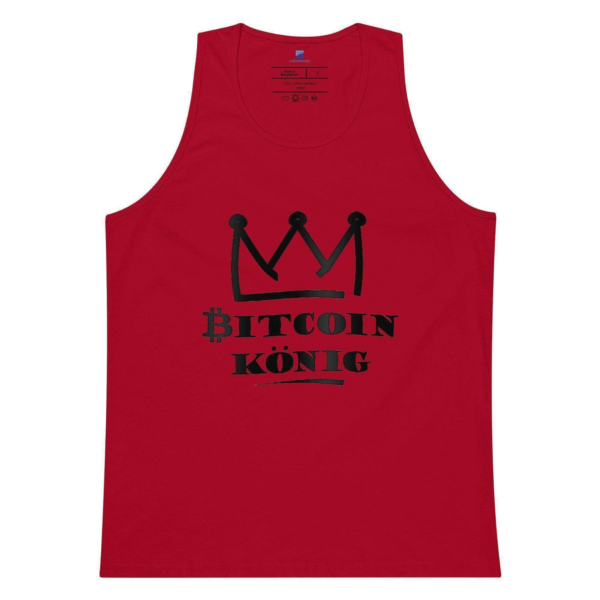 Bitcoin King Tank Top - InvestmenTees