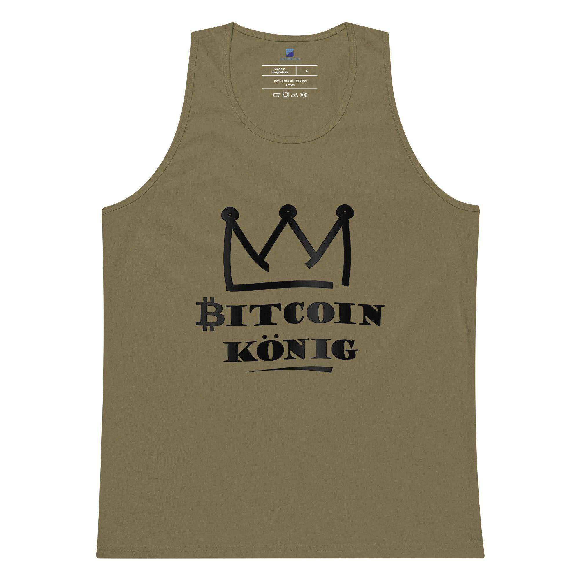 Bitcoin King Tank Top - InvestmenTees