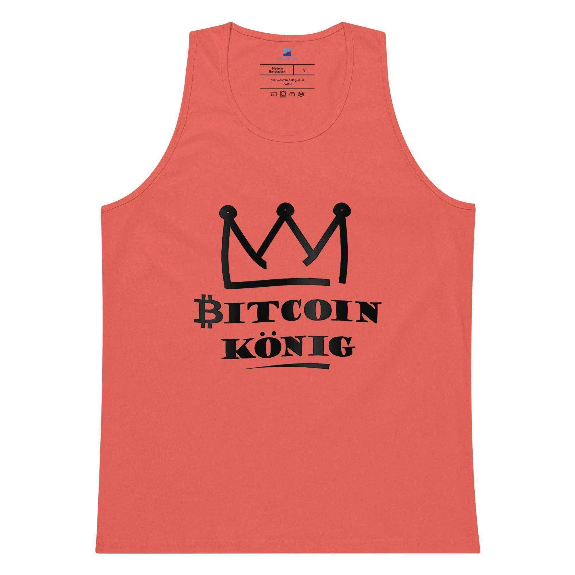 Bitcoin King Tank Top - InvestmenTees