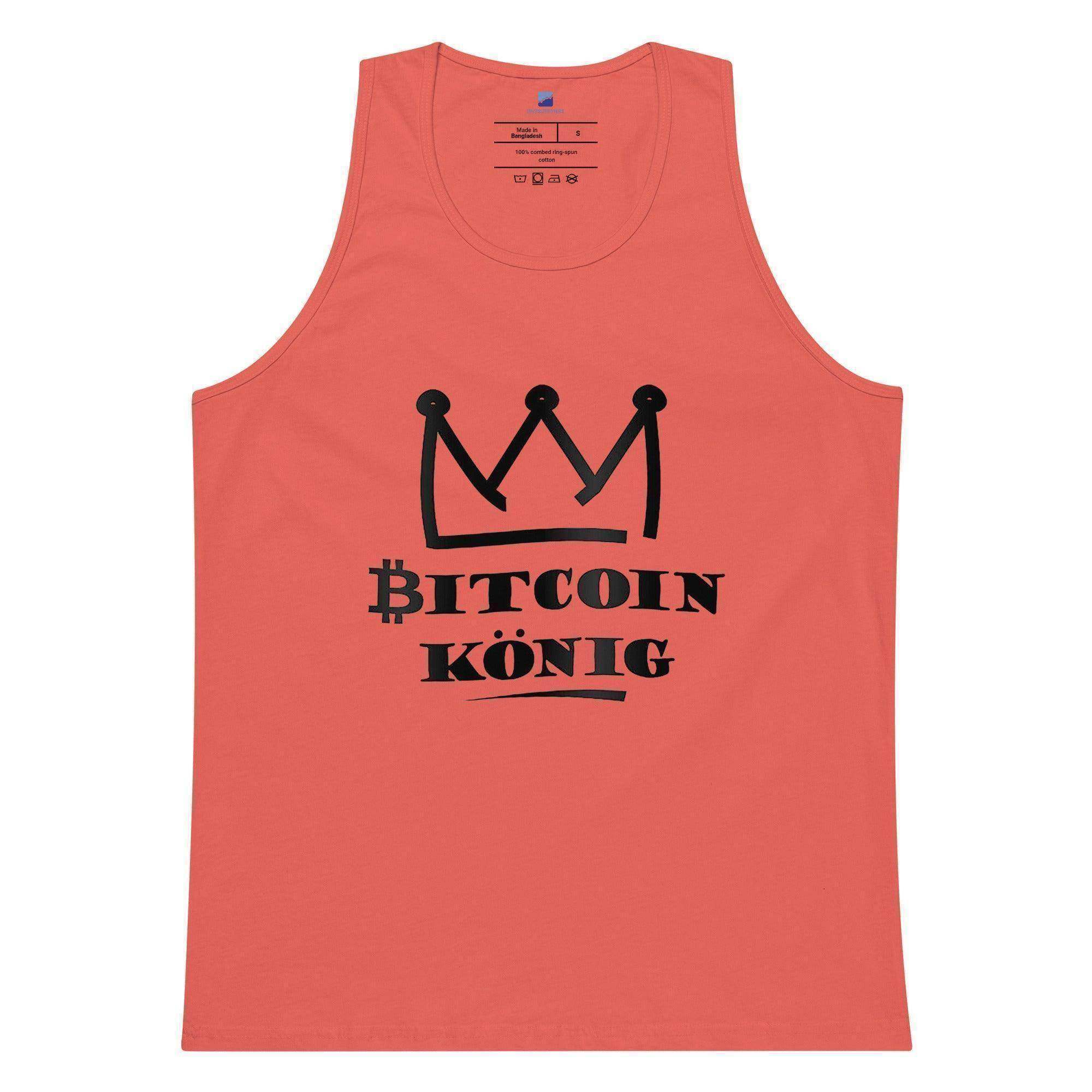 Bitcoin King Tank Top - InvestmenTees