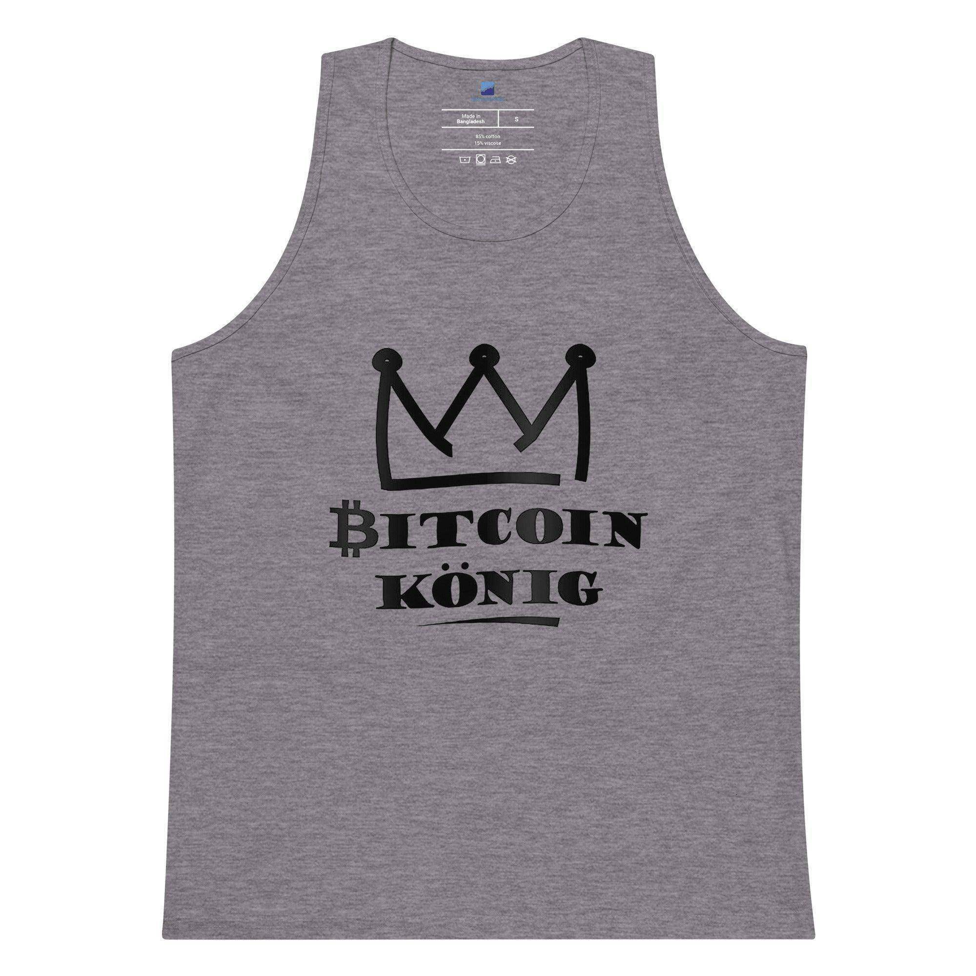 Bitcoin King Tank Top - InvestmenTees