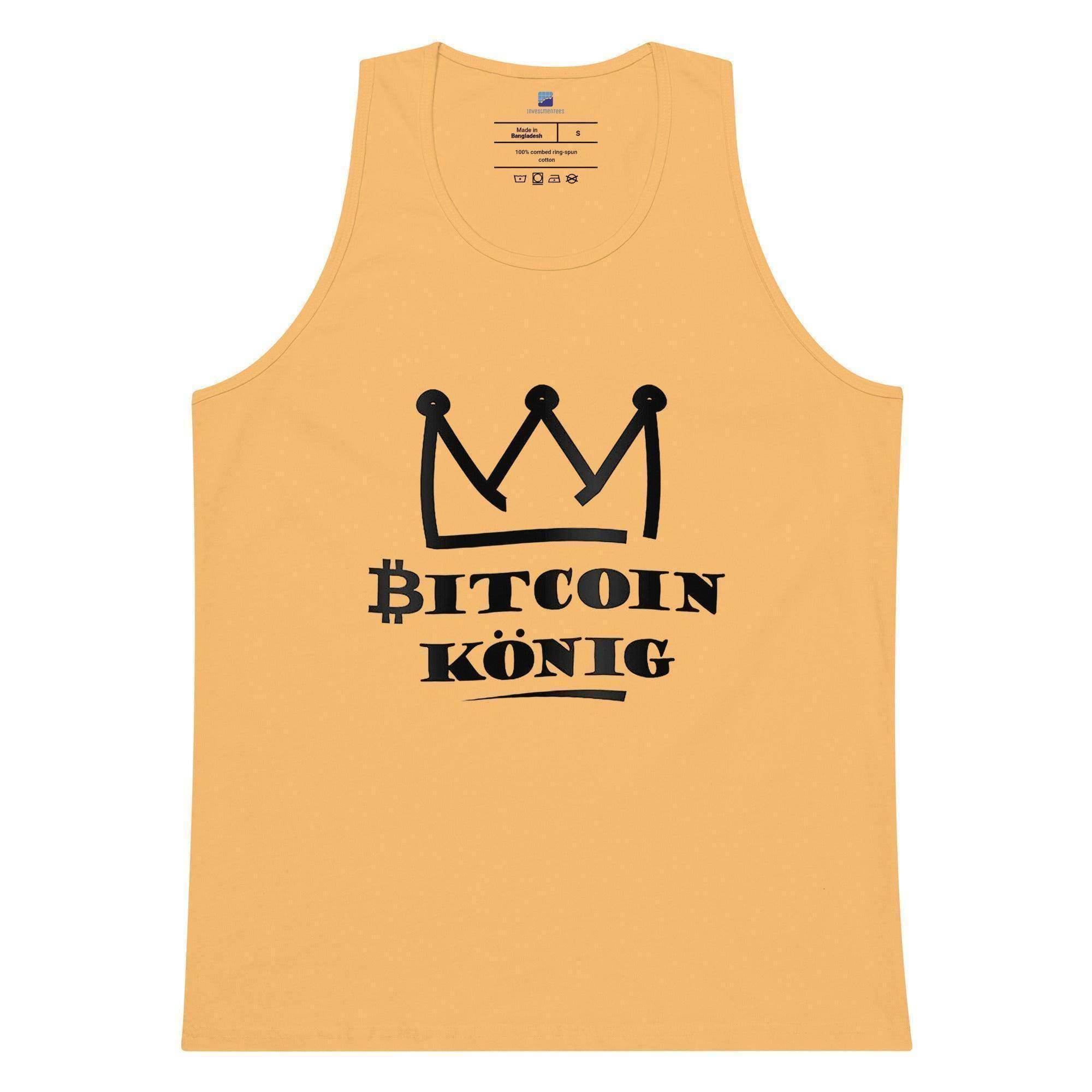 Bitcoin King Tank Top - InvestmenTees