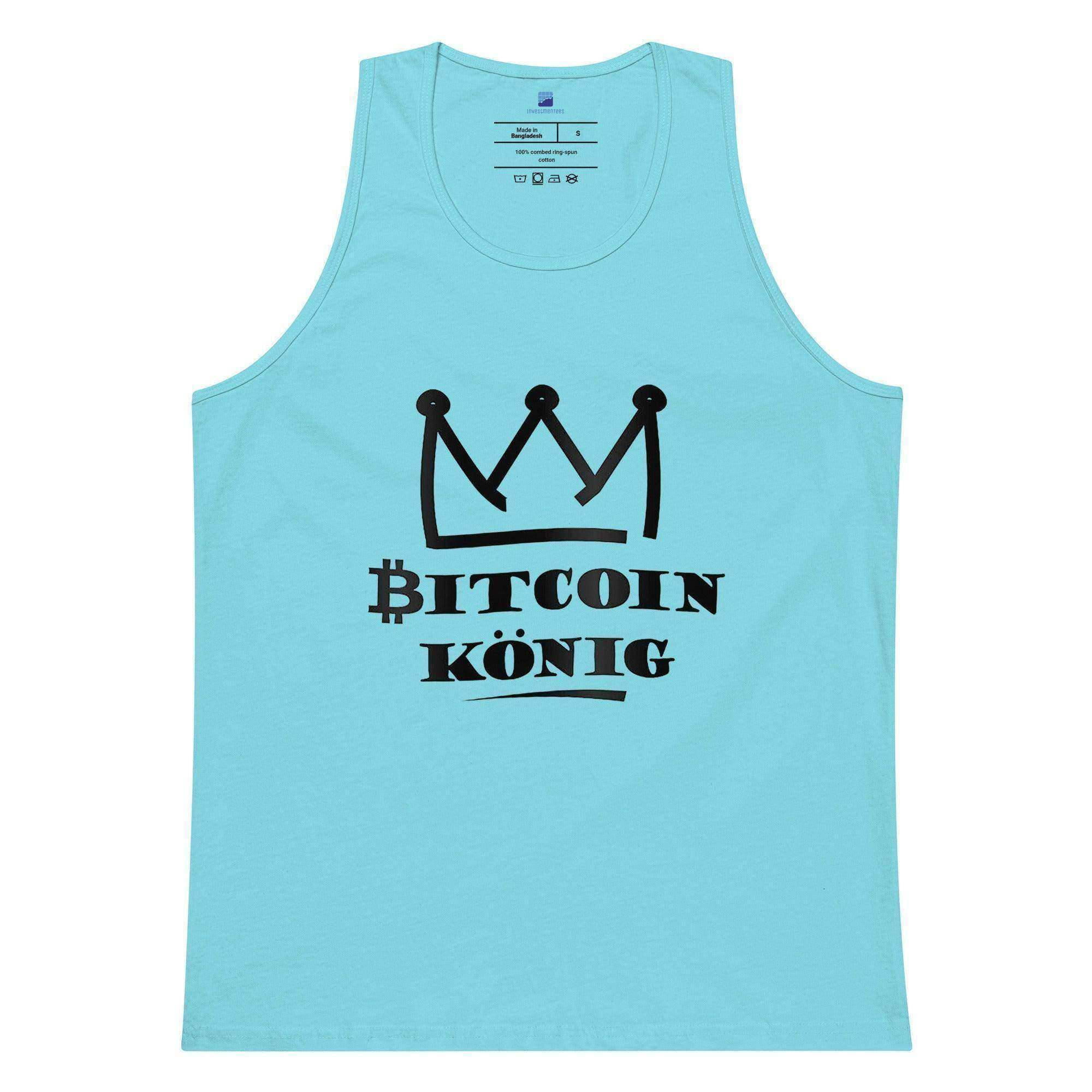Bitcoin King Tank Top - InvestmenTees